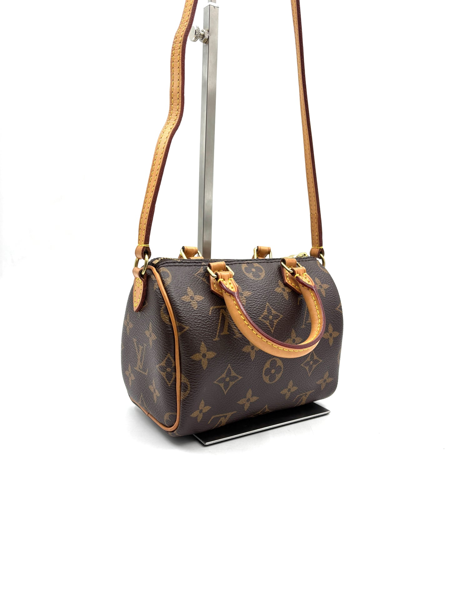 Louis Vuitton - NANO SPEEDY - Coated Canvas - Brown