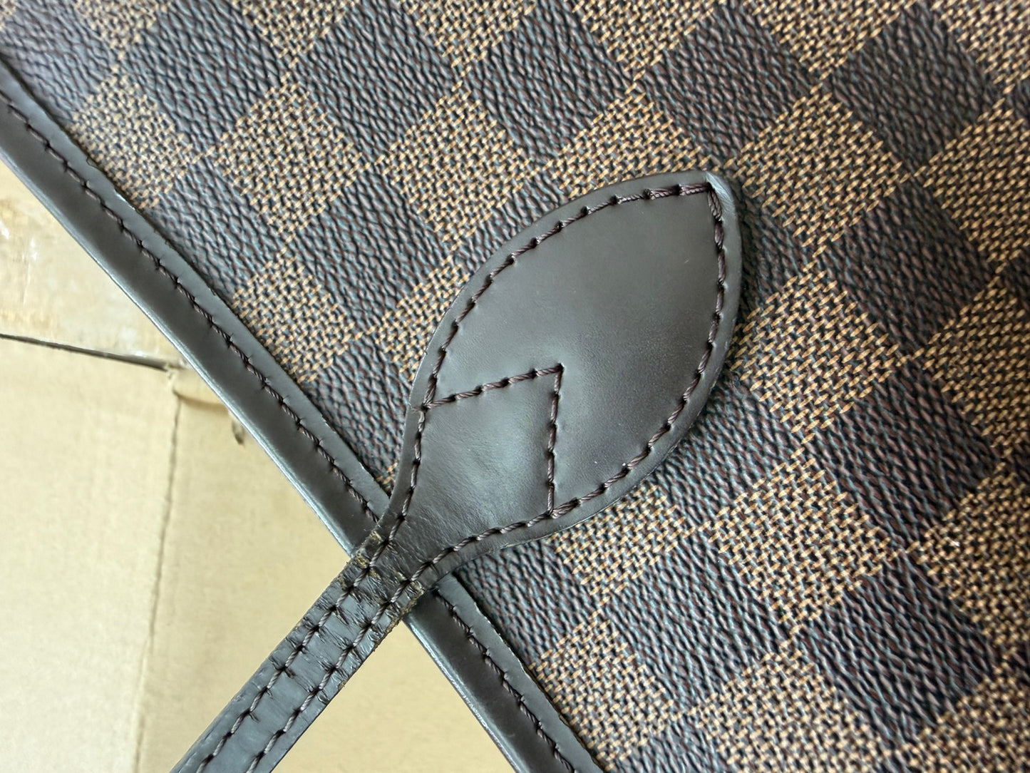 Louis Vuitton - Neverfull - Cloth - Brown - (medium)