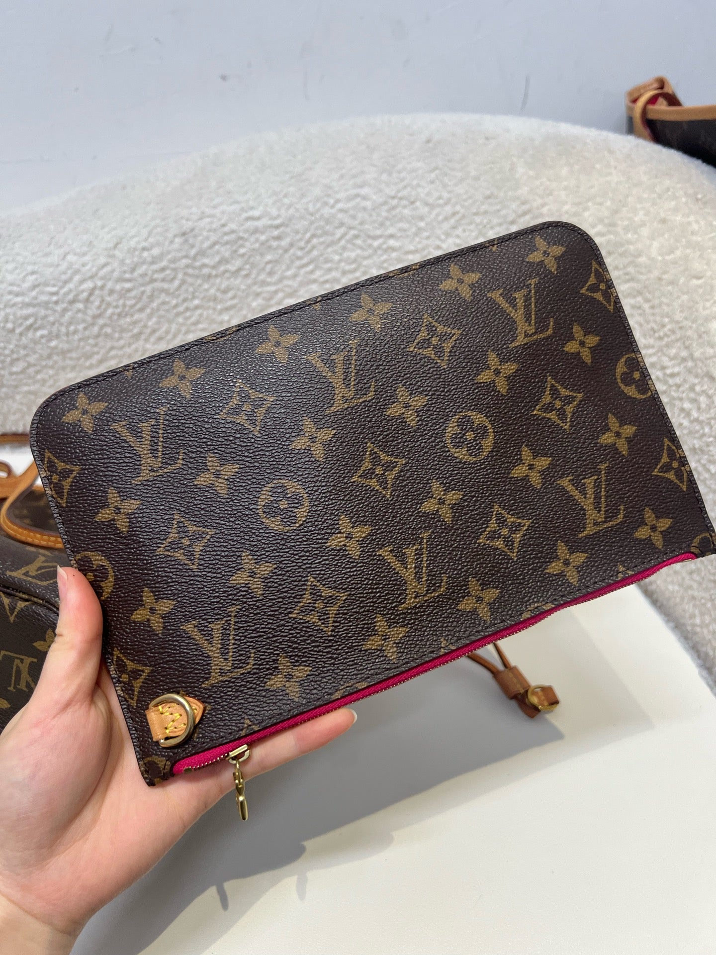 Louis Vuitton - Neverfull - Cloth - Brown - (medium)