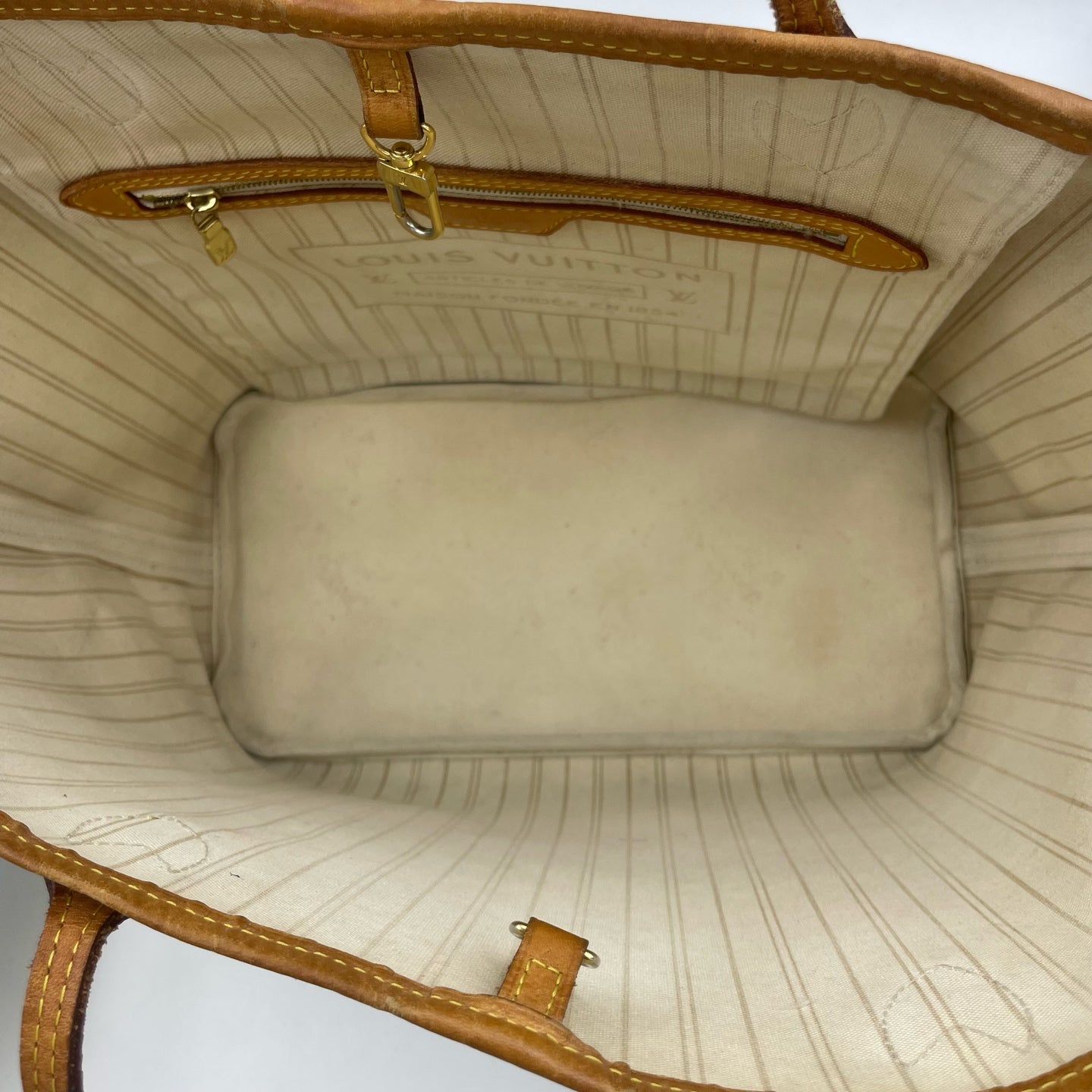 Louis Vuitton - Neverfull - Cloth - White - (medium)