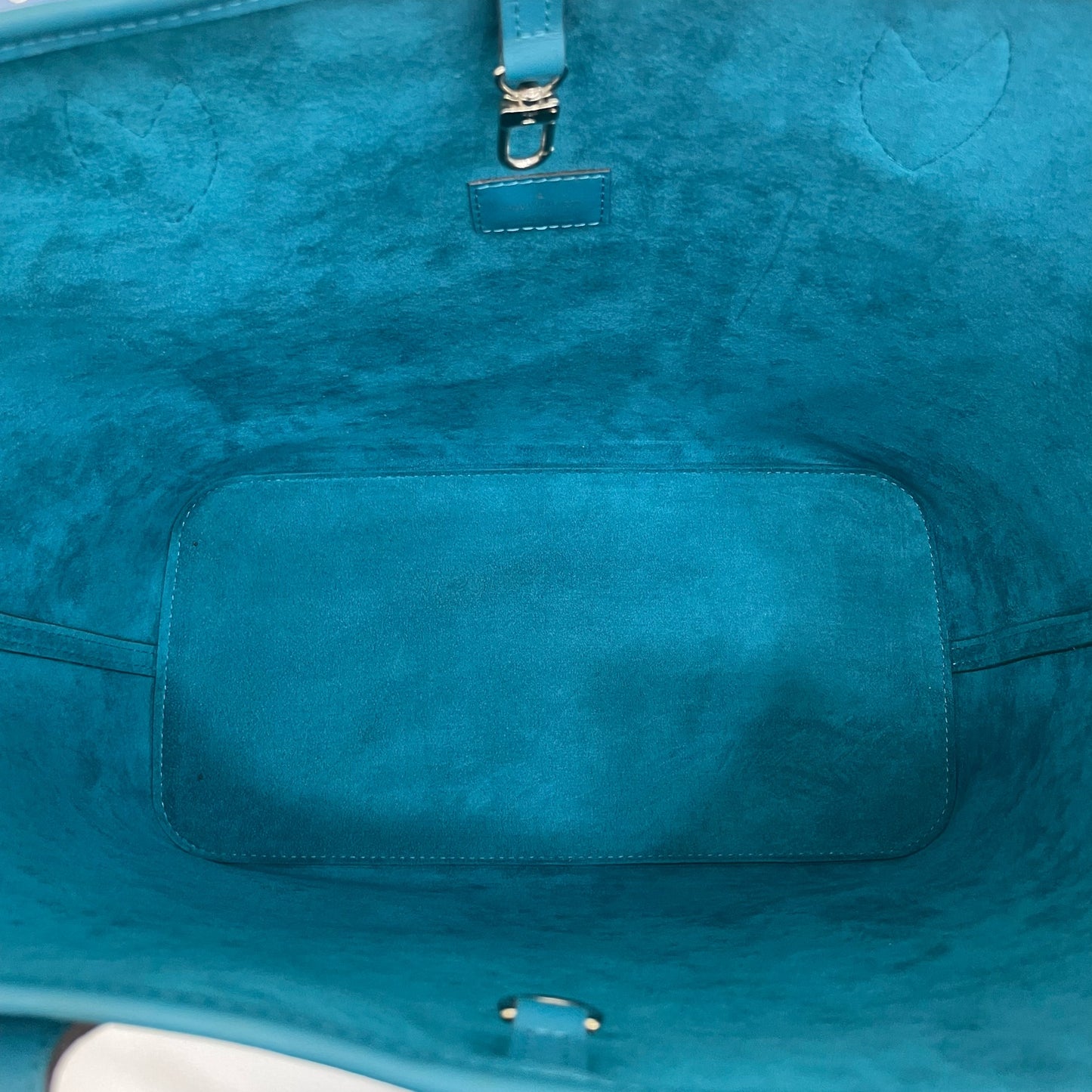 Louis Vuitton - Neverfull - Leather - Blue - (medium)