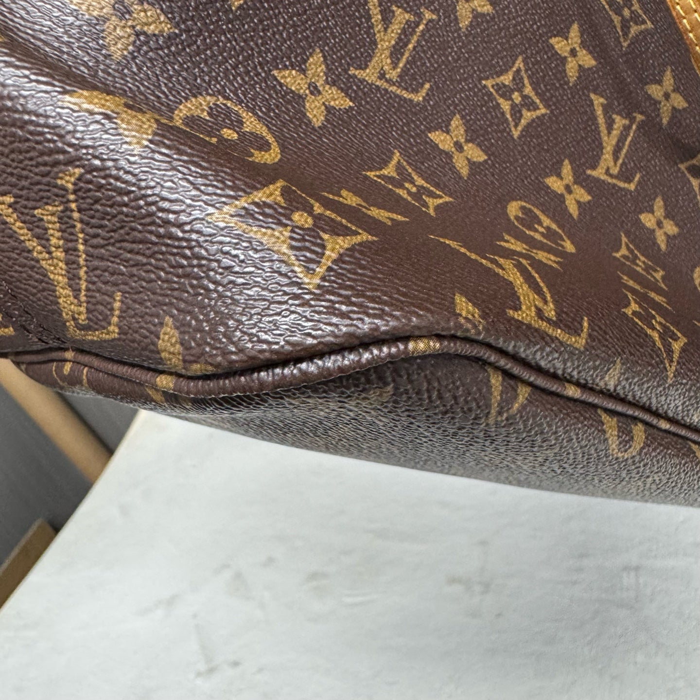 Louis Vuitton - Neverfull - Synthetic - Brown - (Medium)