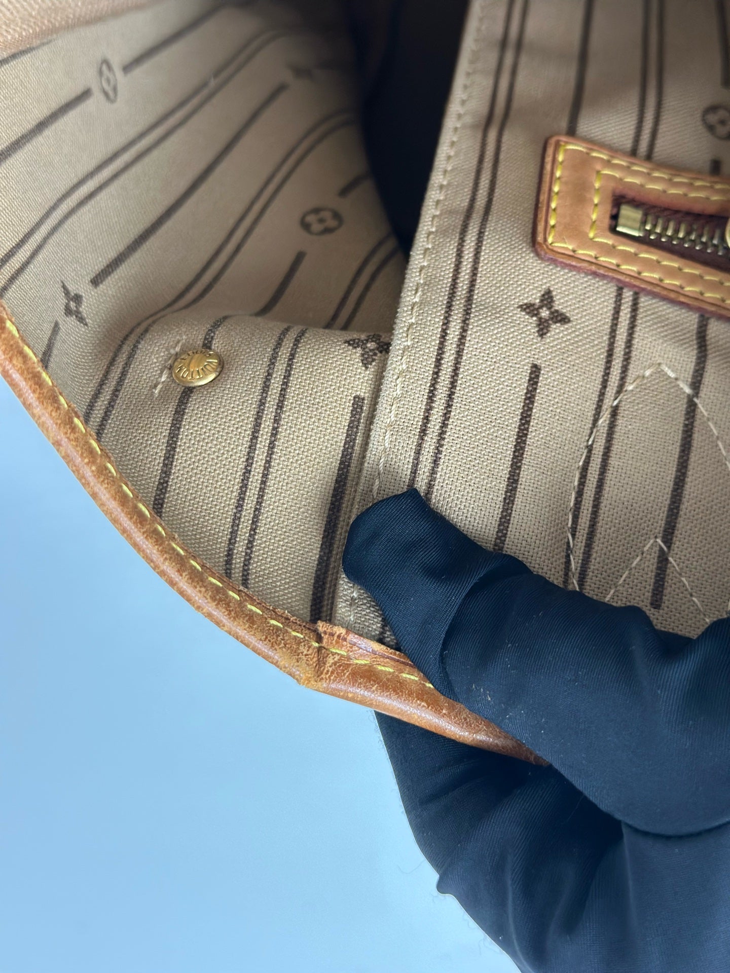 Louis Vuitton - Neverfull - Synthetic - Brown - (medium)