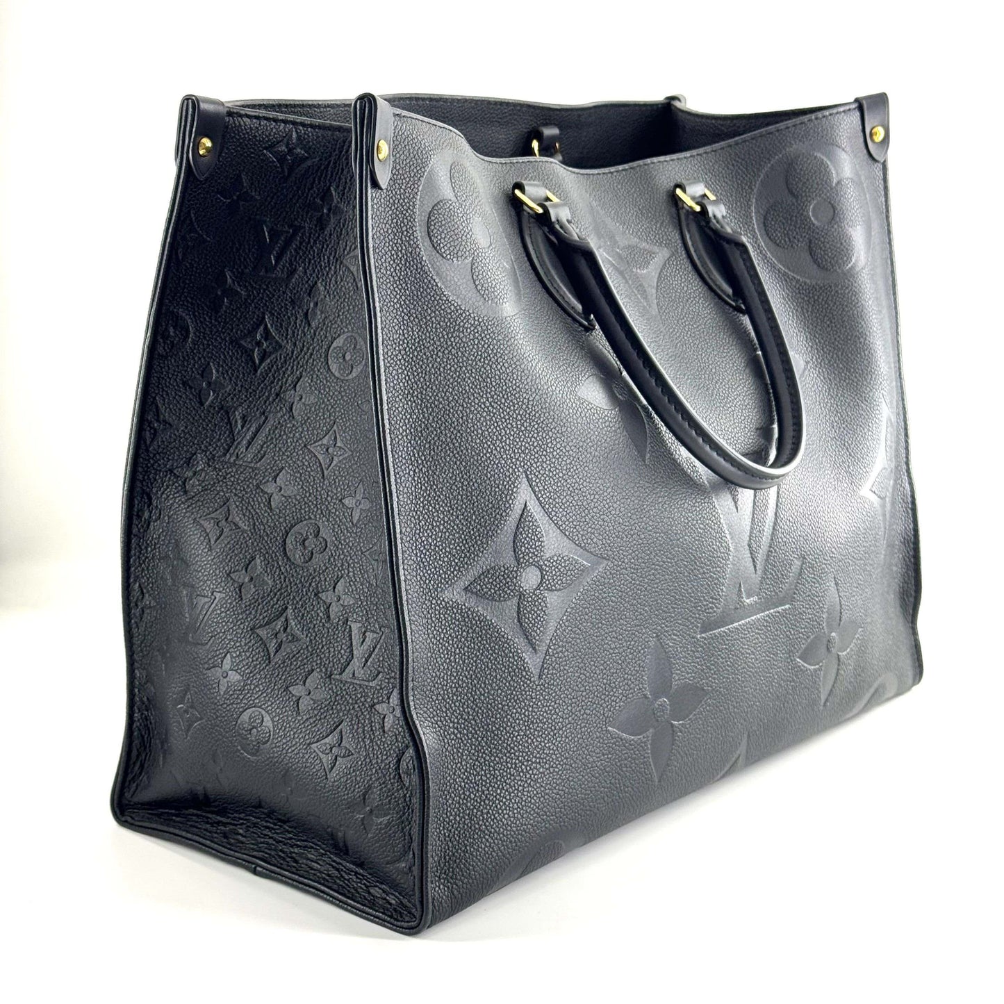 Louis Vuitton - OnTheGo GM - Monogram Empreinte leather - Black with Gold-Tone Hardware - (large)