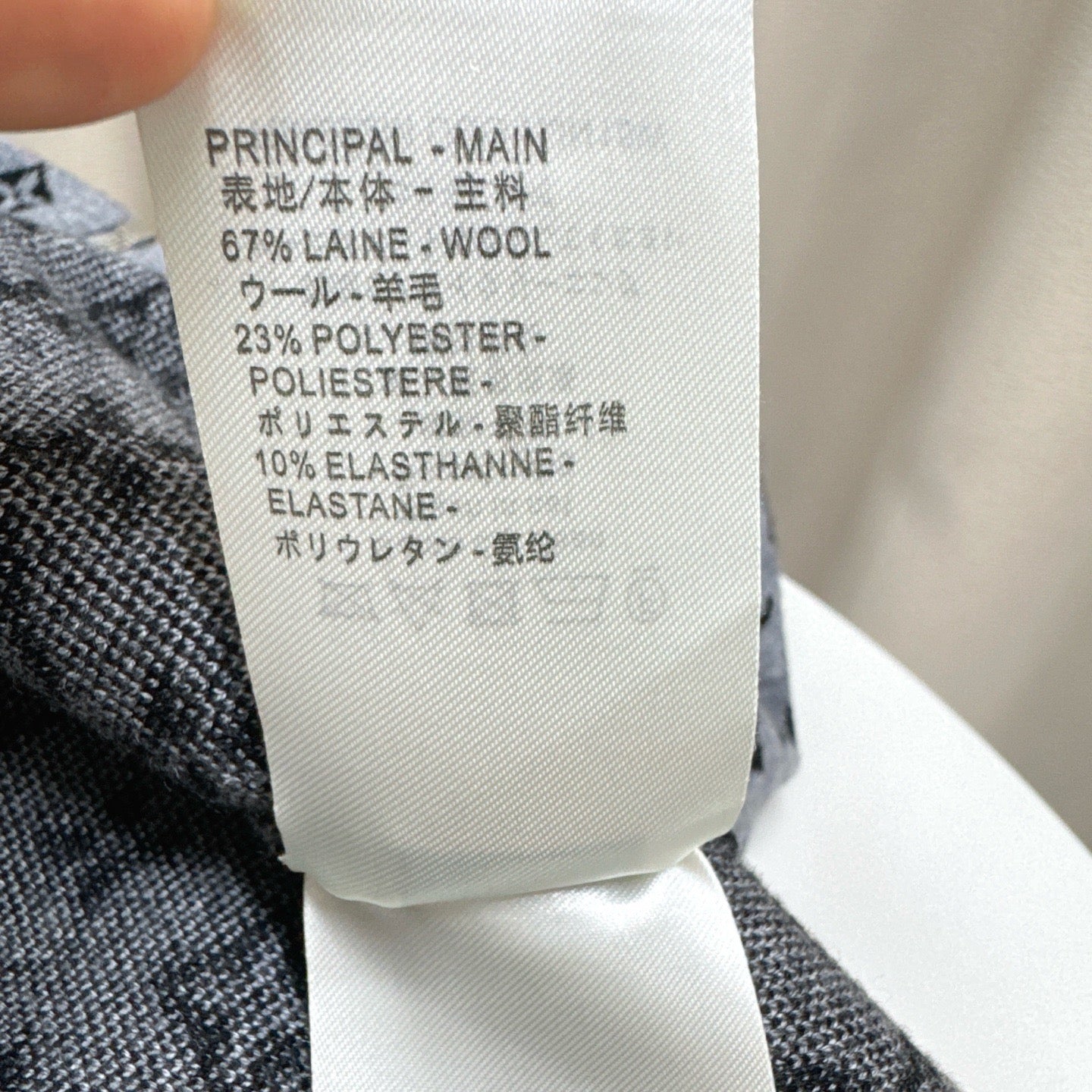 Louis Vuitton - Other - Wool - Grey - (S)