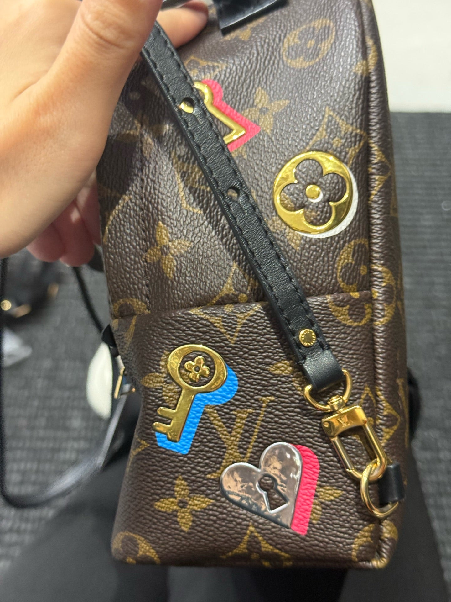 Louis Vuitton - Palm Springs - Cloth - Brown - (mini)