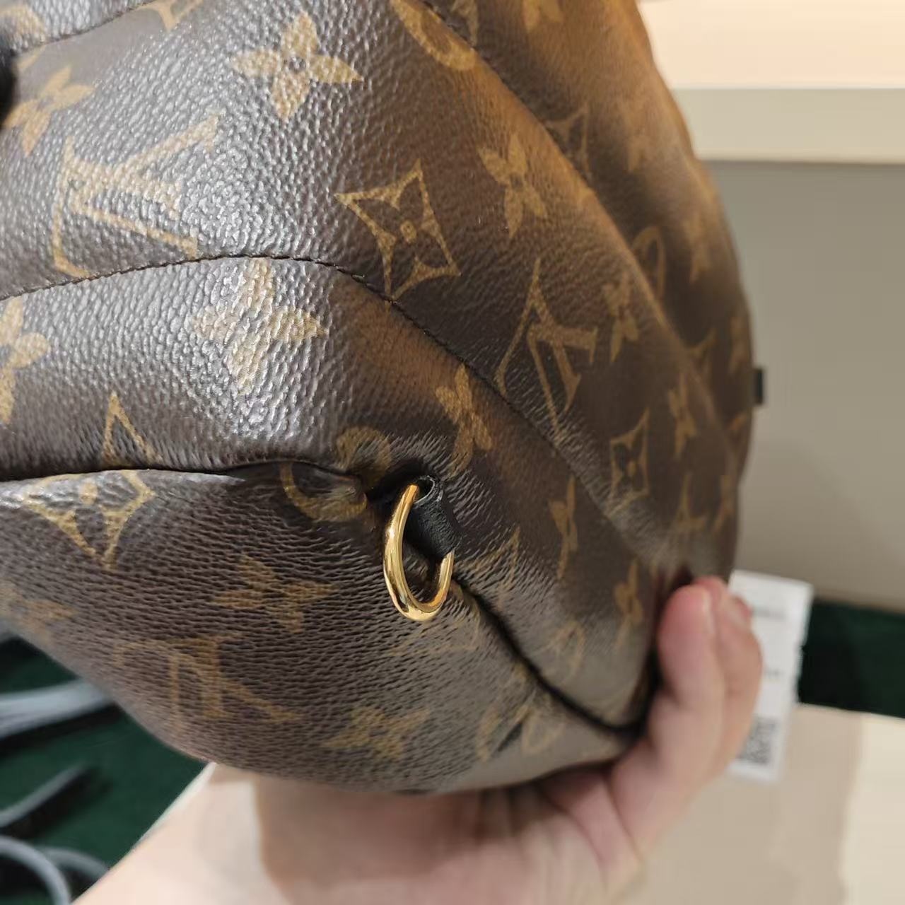 Louis Vuitton - Palm Springs Mini Backpack - Monogram coated canvas with leather trim - Brown - (mini)
