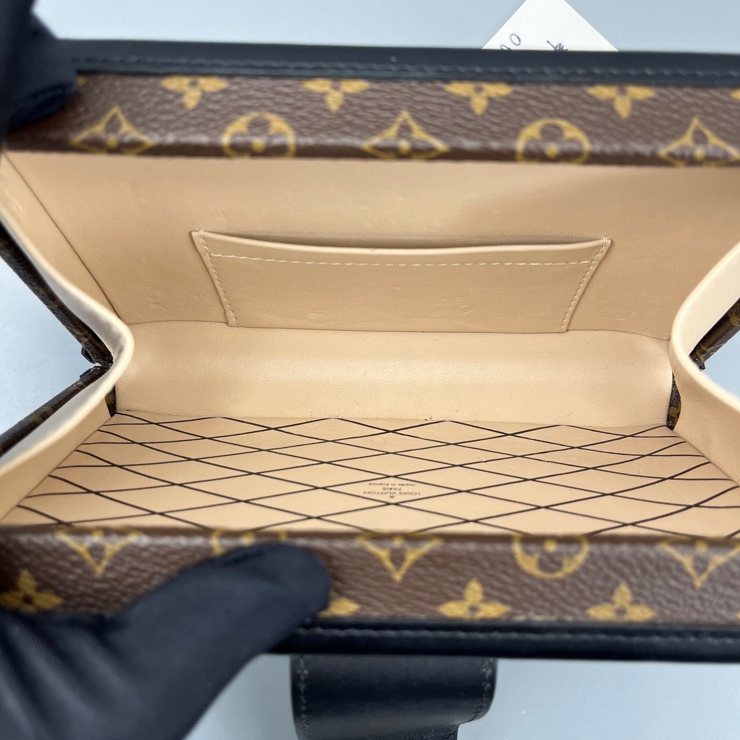 Louis Vuitton - Petite Malle - Monogram coated canvas with leather trim - Brown with Black and Gold-Tone Hardware - (mini)