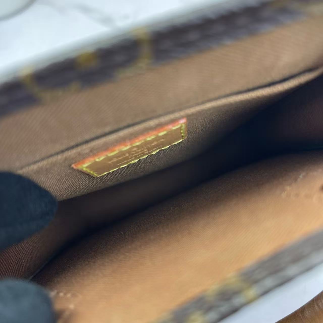 Louis Vuitton - Sac Plat Mini - Monogram coated canvas with Vachetta leather trim - Brown - (mini)