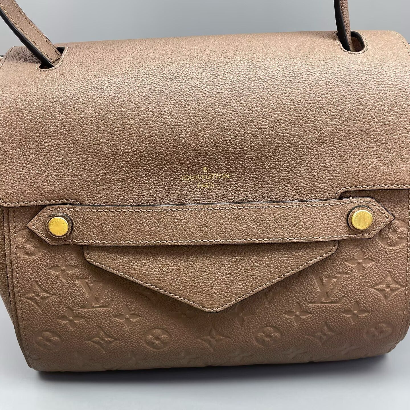 Louis Vuitton - Saint-Germain - Monogram Empreinte leather - Grey-brown - (Medium)