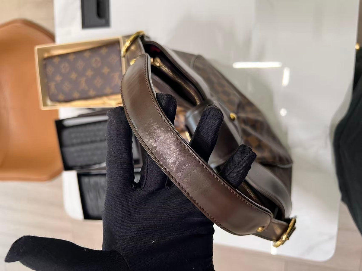 Louis Vuitton - Sistina - Cloth - Brown - (medium)