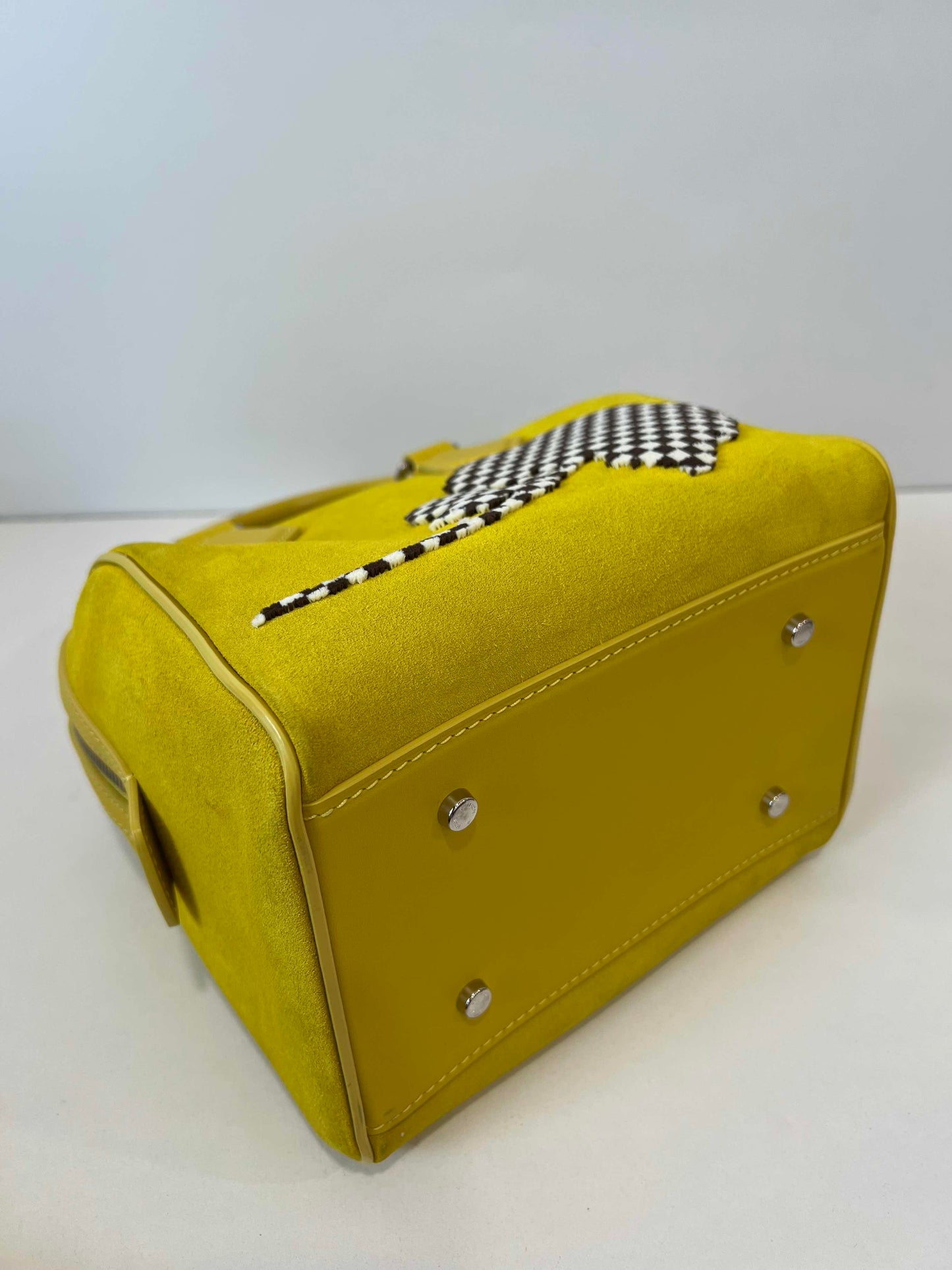 Louis Vuitton - Speedy 20 - Suede - Yellow - (mini)