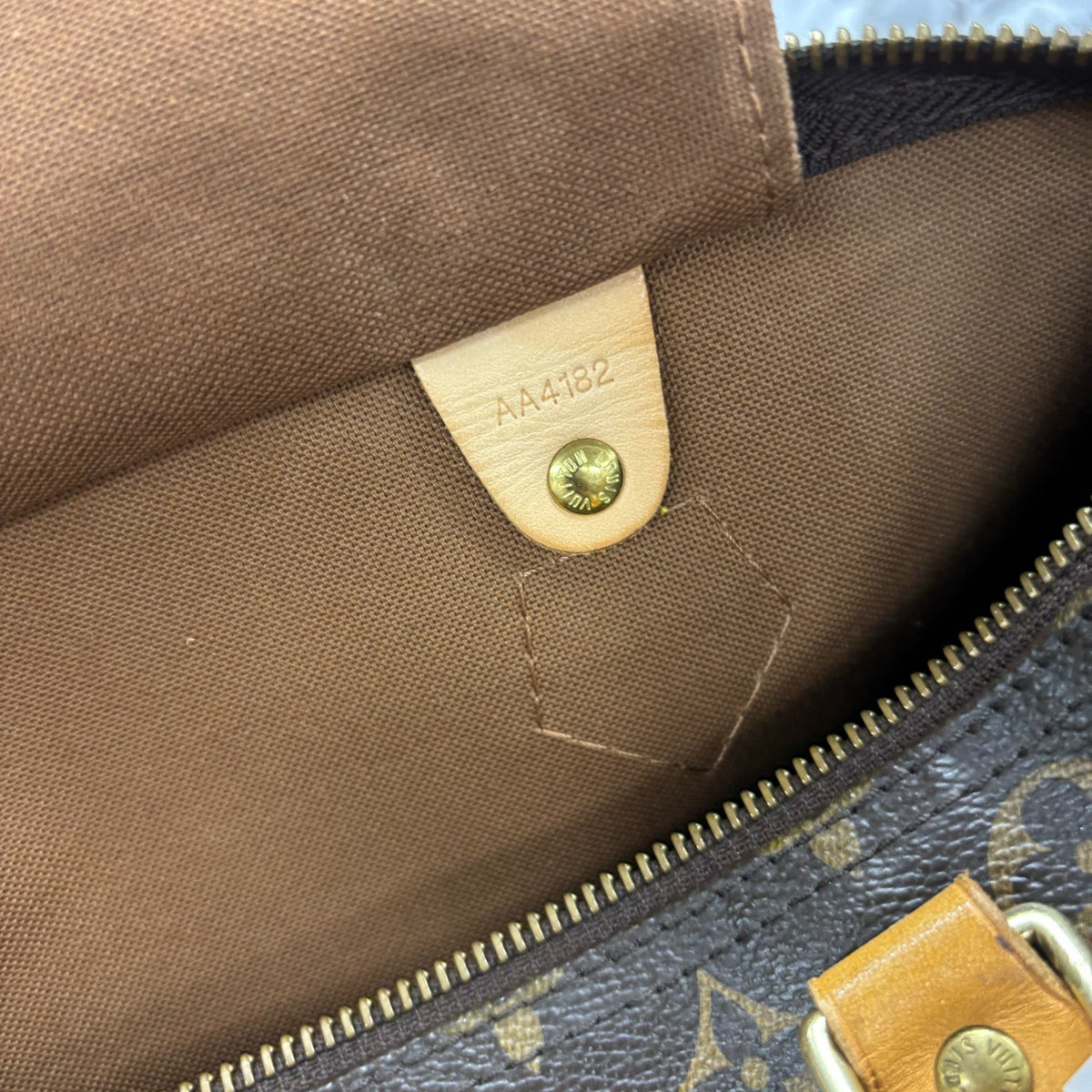 Louis Vuitton - Speedy 30 - Cloth - Brown - (medium)