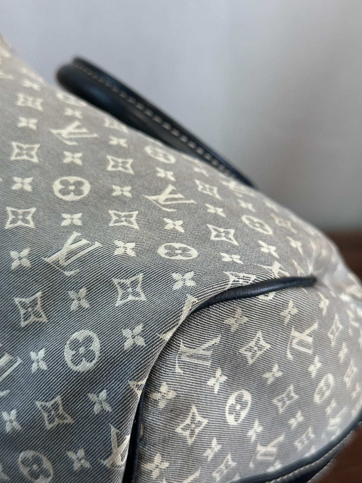 Louis Vuitton - Speedy 30 - Denim - Jeans - Grey - (medium)