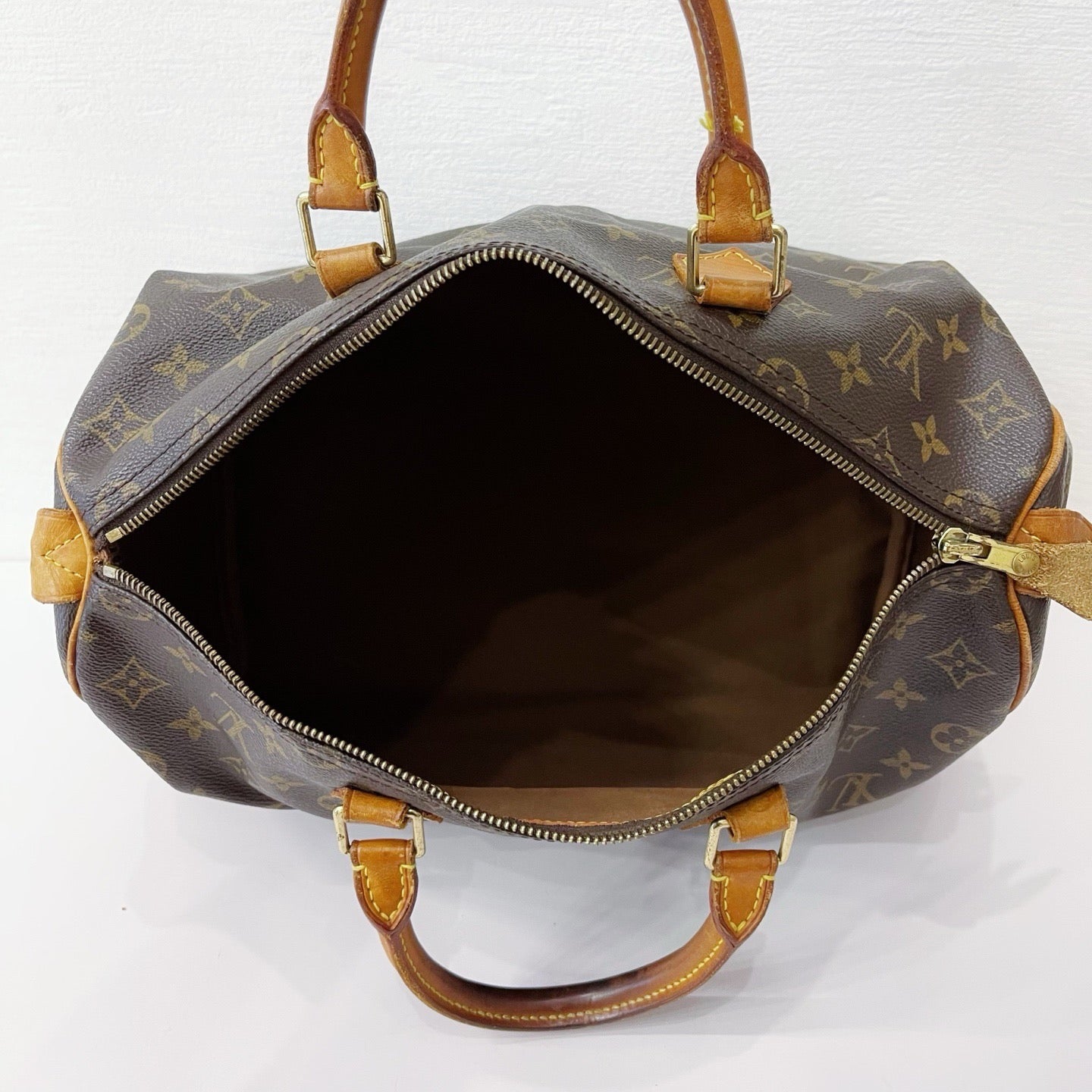 Louis Vuitton - Speedy 35 - Leather - Brown - (35)