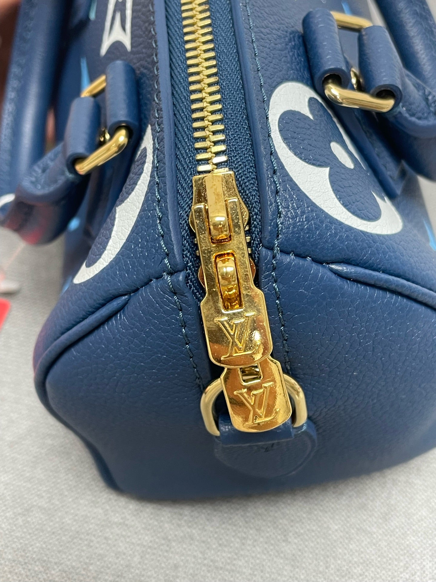 Louis Vuitton - Speedy Bandoulière 20 - Leather - Navy - (mini)
