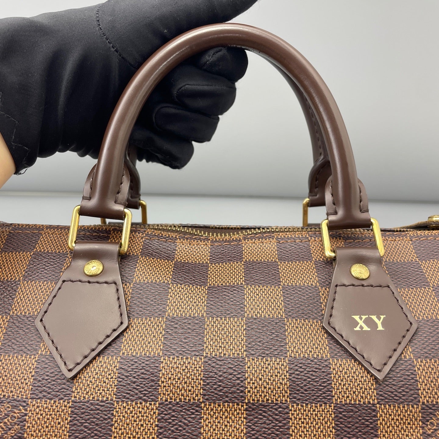 Louis Vuitton - Speedy - Synthetic - Brown - (medium)