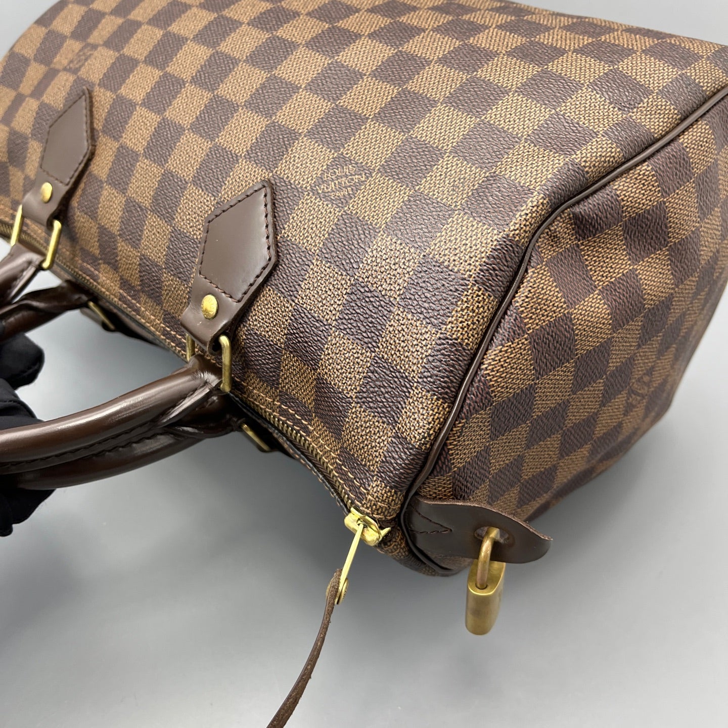 Louis Vuitton - Speedy - Synthetic - Brown - (medium)