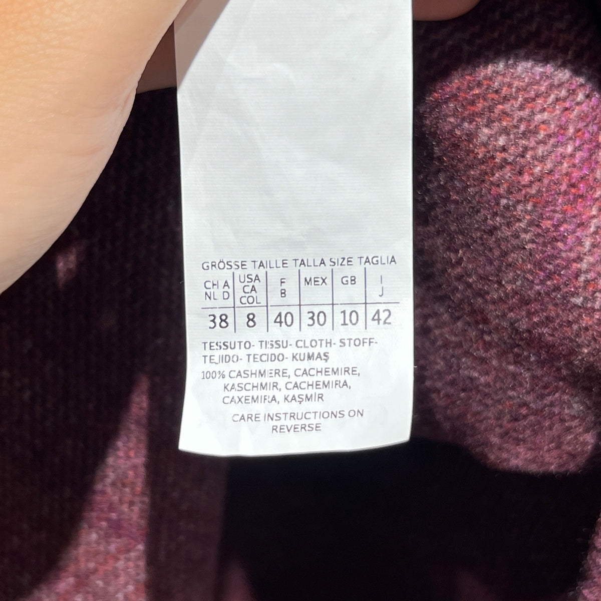 Max Mara - Other - Cashmere - Purple - (40)