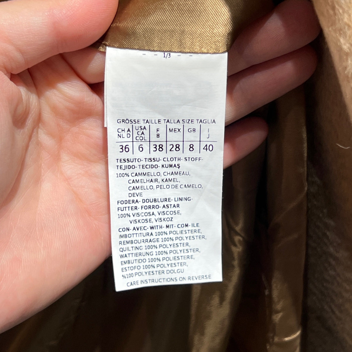 Max Mara - Other - Wool - Camel - (38)