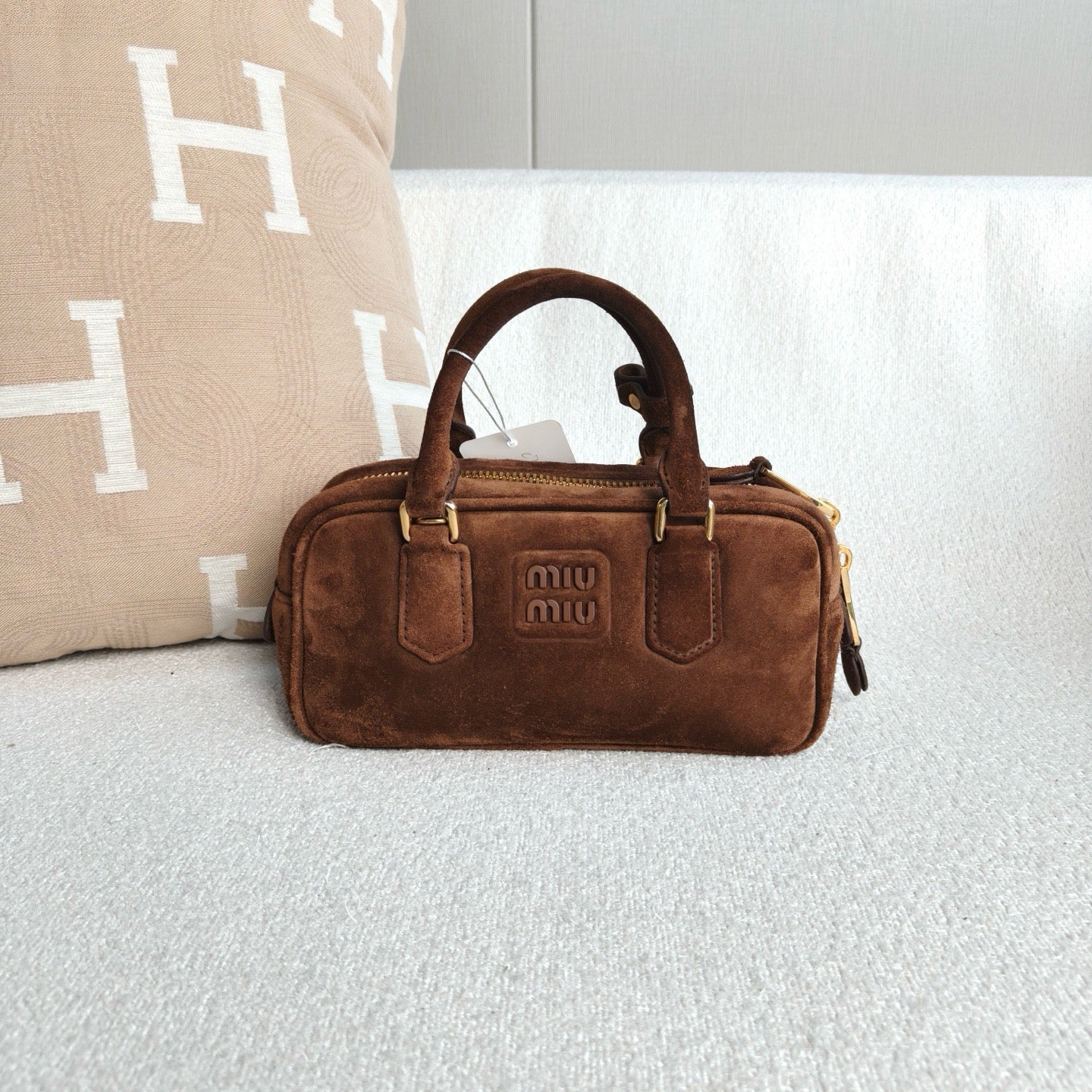 Miu Miu - Arcadie - Suede - Brown - (small)