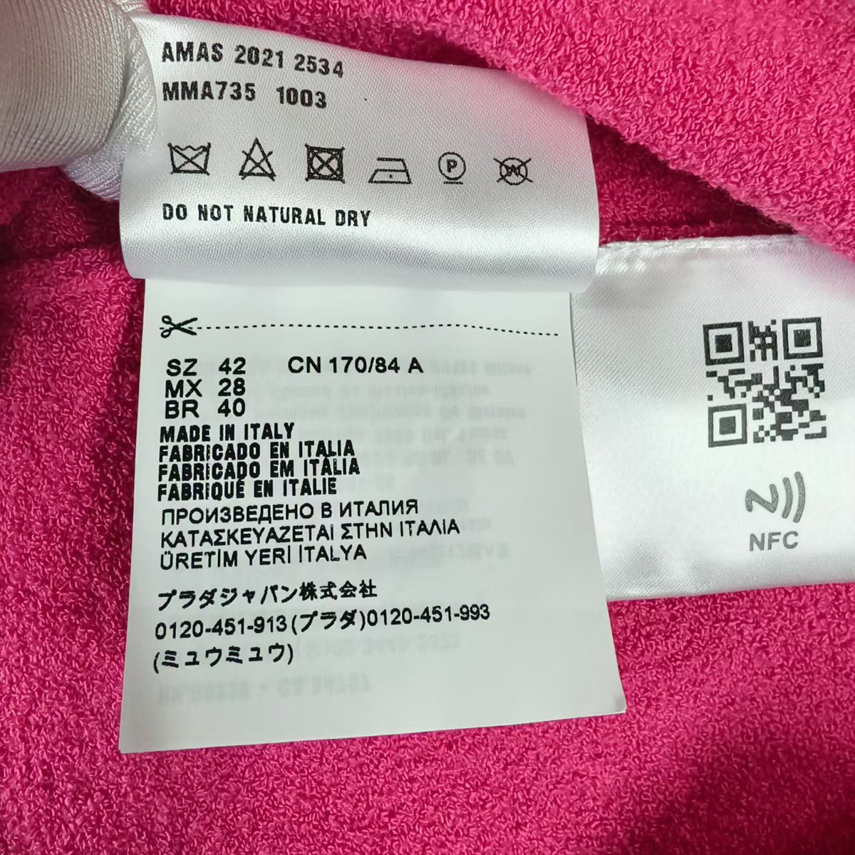 Miu Miu - Other - Cloth - Pink - (42)