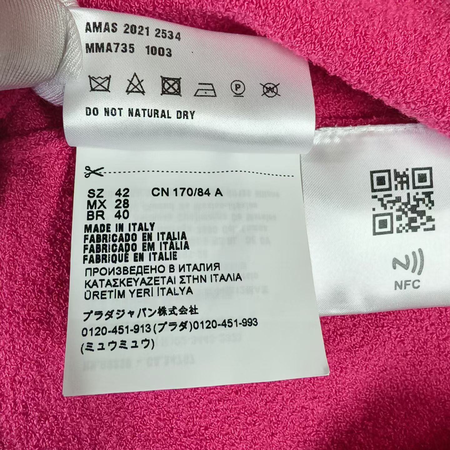Miu Miu - Other - Cotton - Pink - (42)