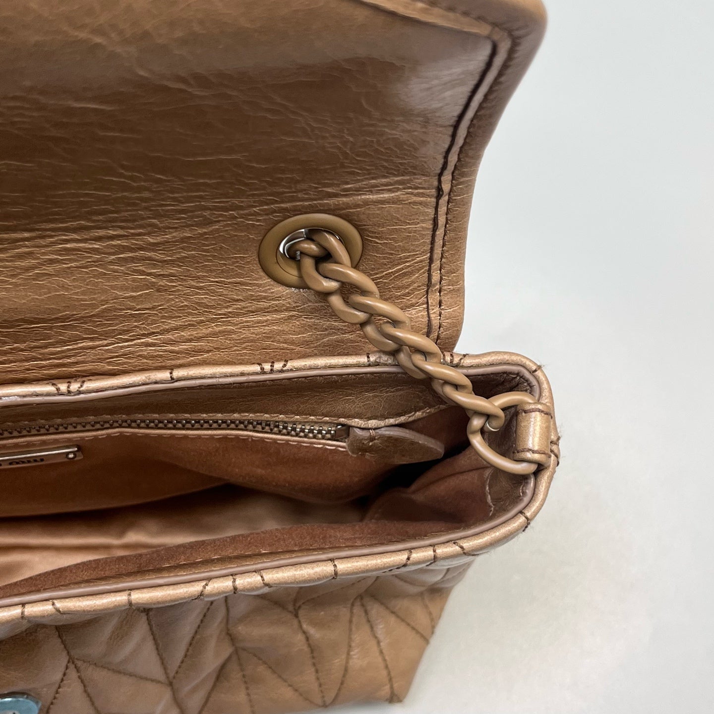 Miu Miu - Other - Leather - Beige - (small)
