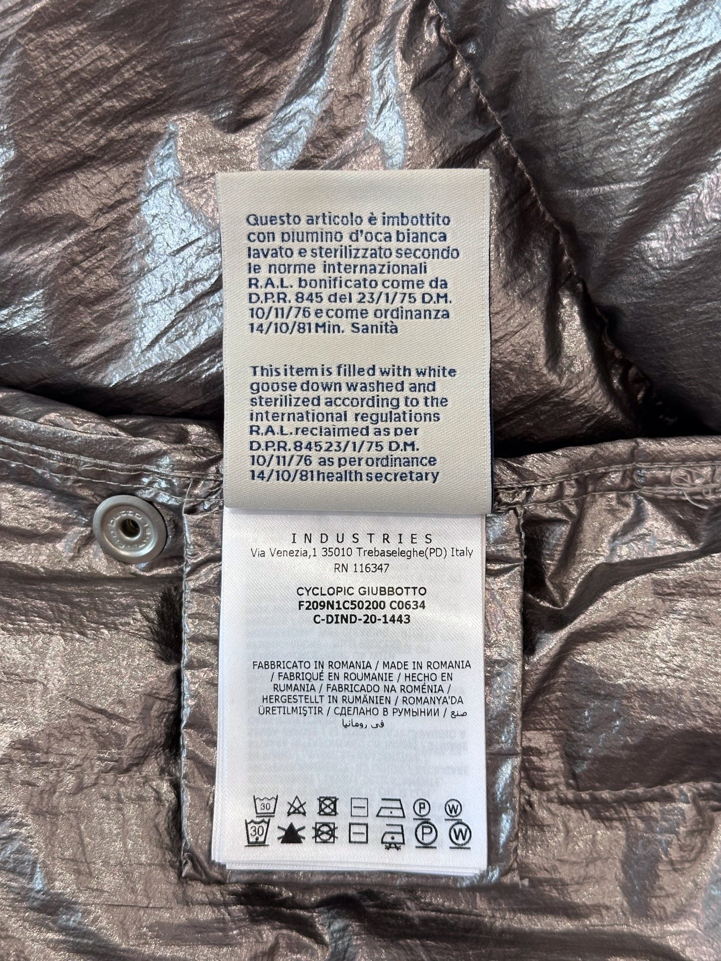 Moncler - Cyclopic - Polyamide - Silver - (1)