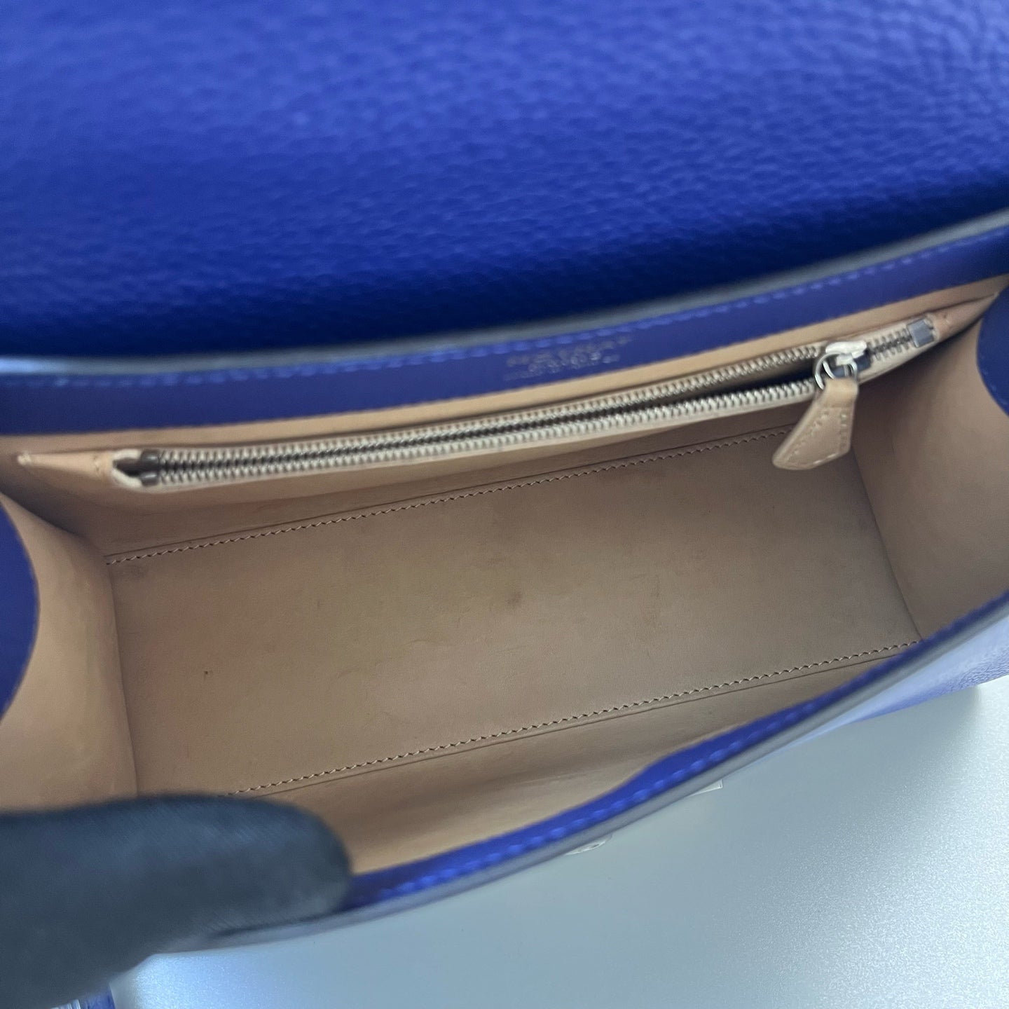 Moynat - Rejane - Grained leather - Blue - (medium)