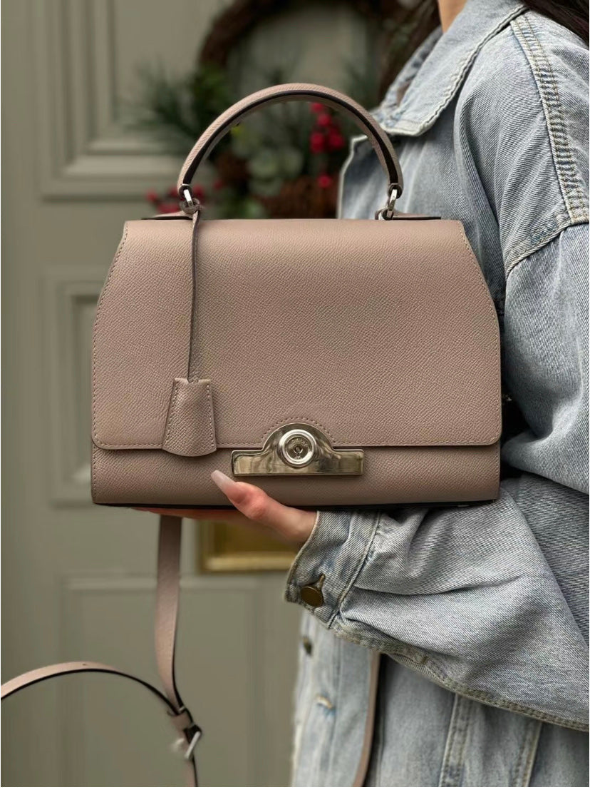 Moynat - Rejane - Leather - Grey - (large)