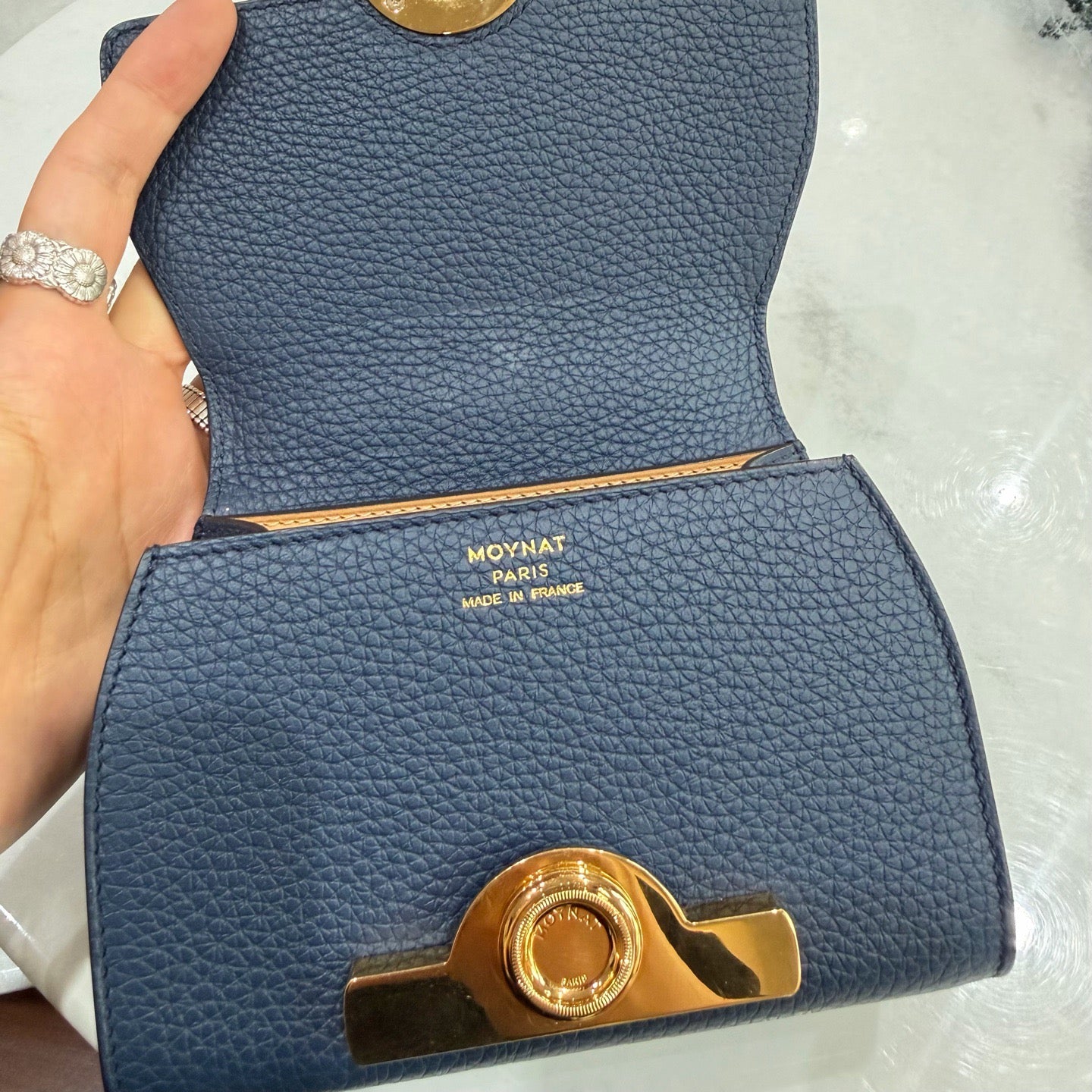 Moynat - Rejane Mini Nano - Leather - Blue - (mini)
