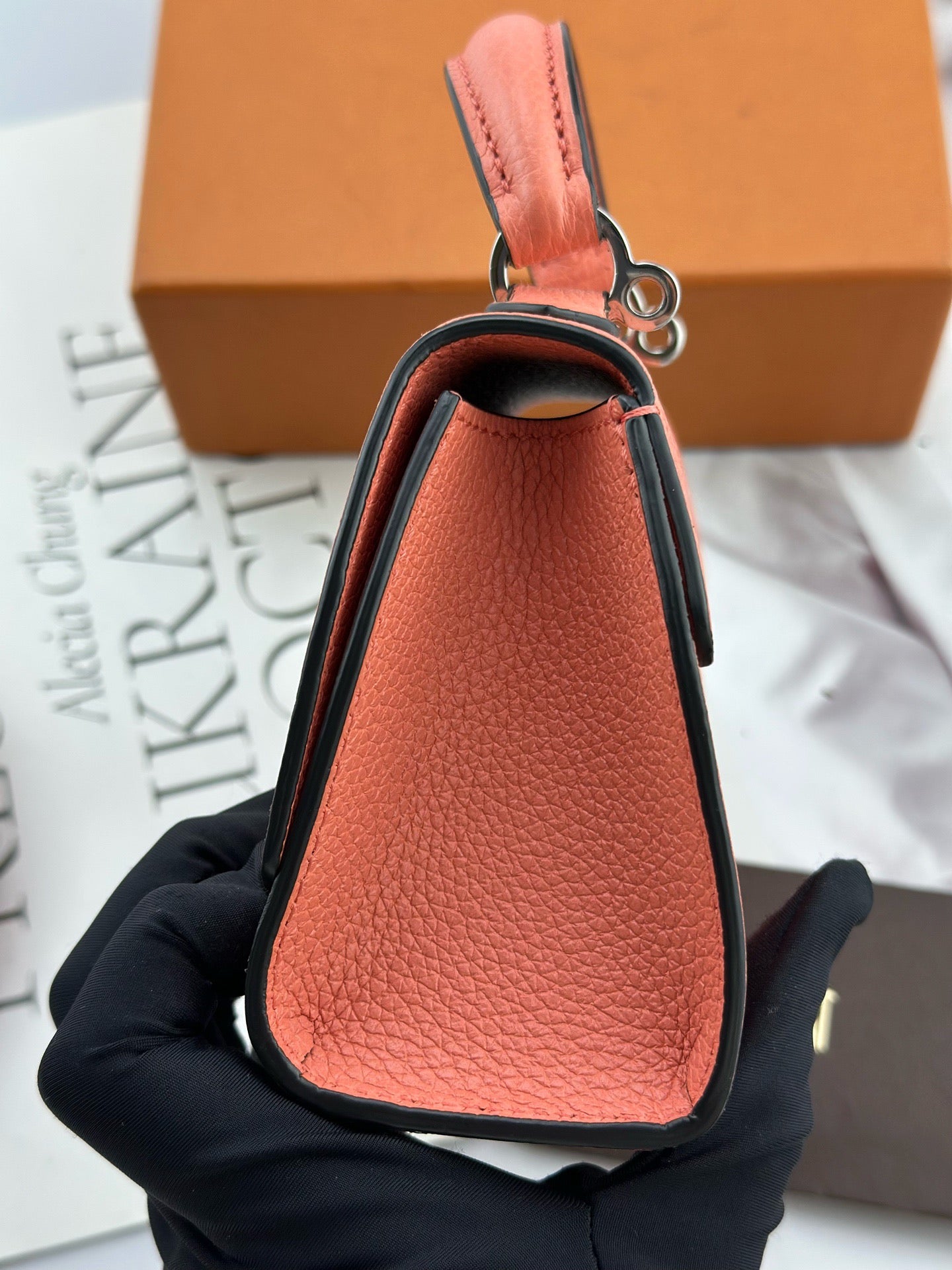 Moynat - Rejane Nano - Grained cowhide leather - Lobster Pink - (mini)