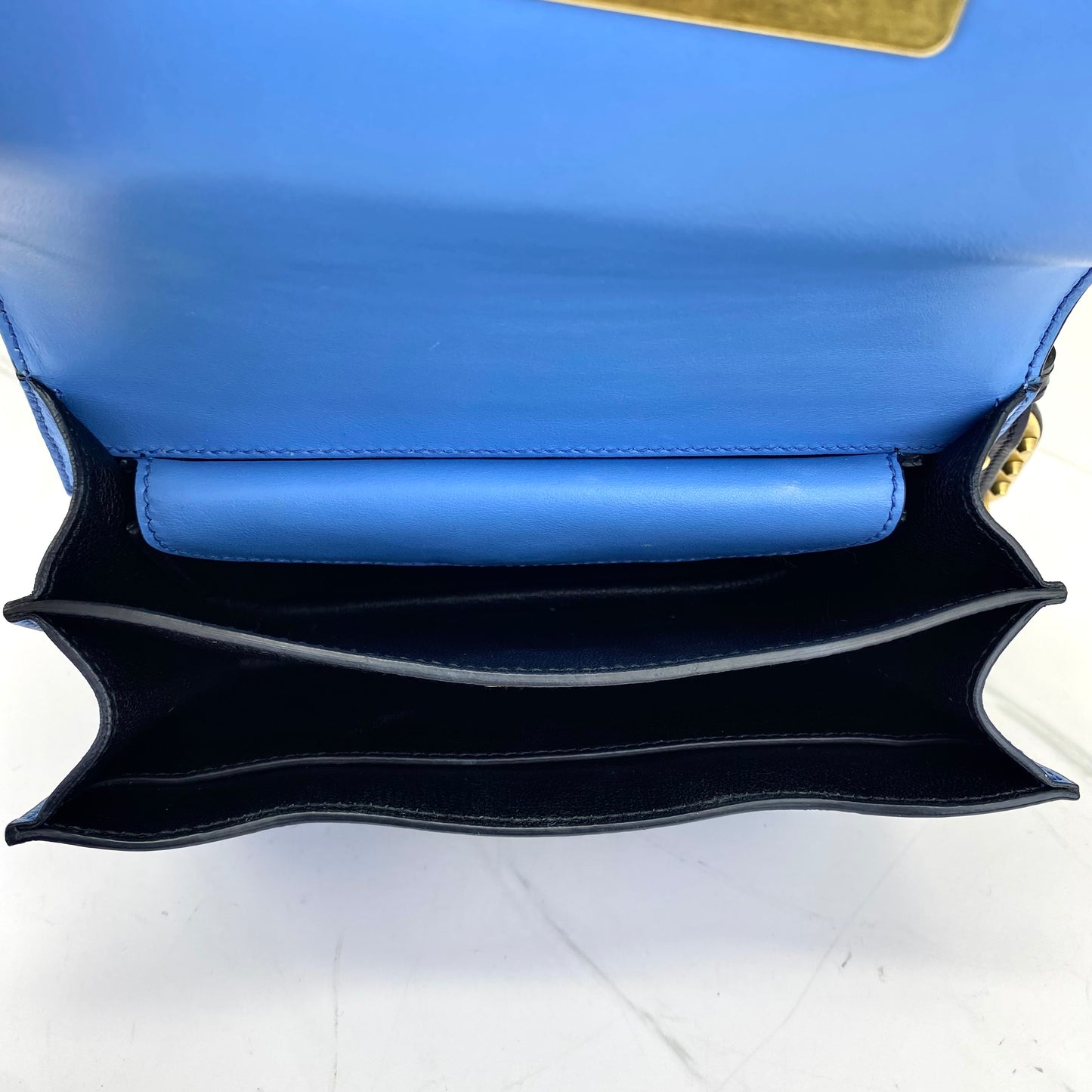 Prada - Cahier - Leather - Blue - (small)