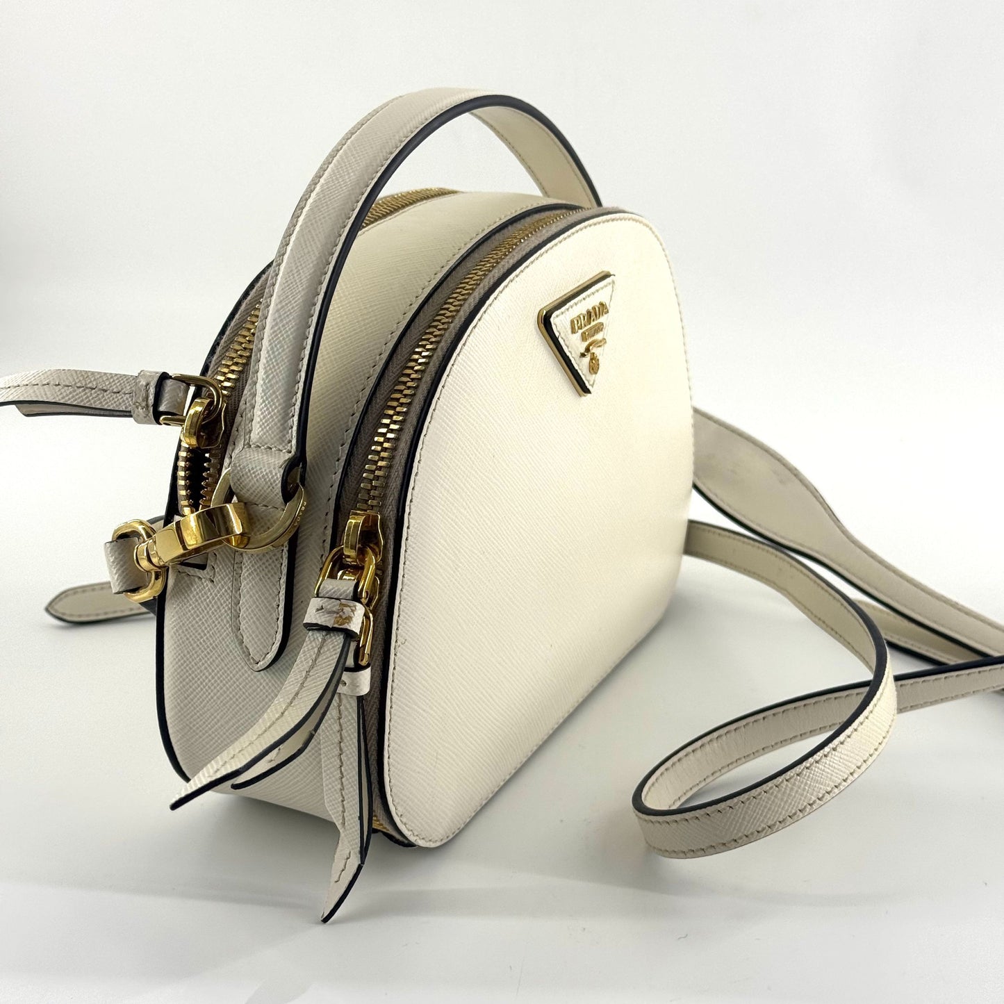 Prada - Camera Bag - Saffiano leather - White - (Mini)
