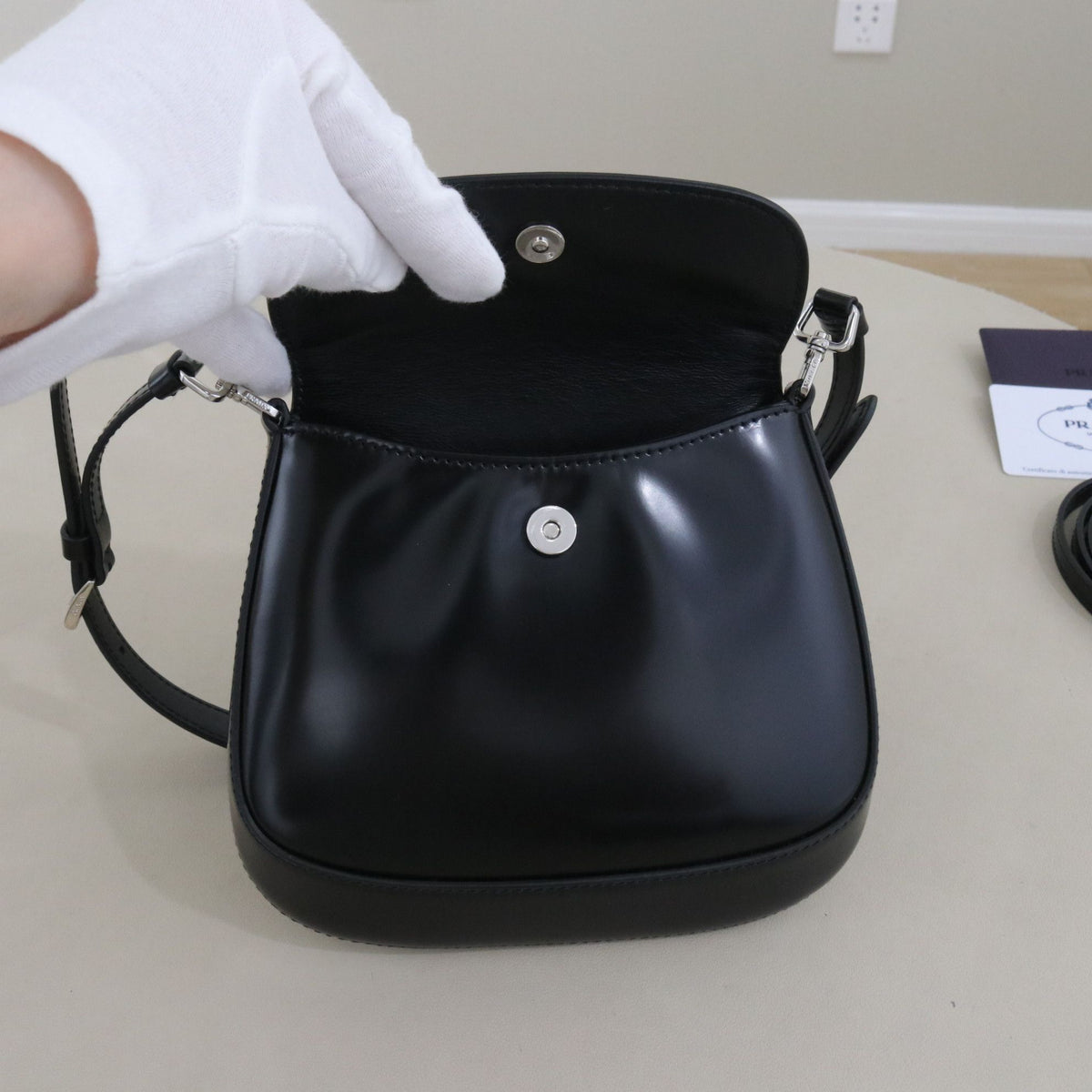 Prada - Cleo mini - Leather - Black - (mini)