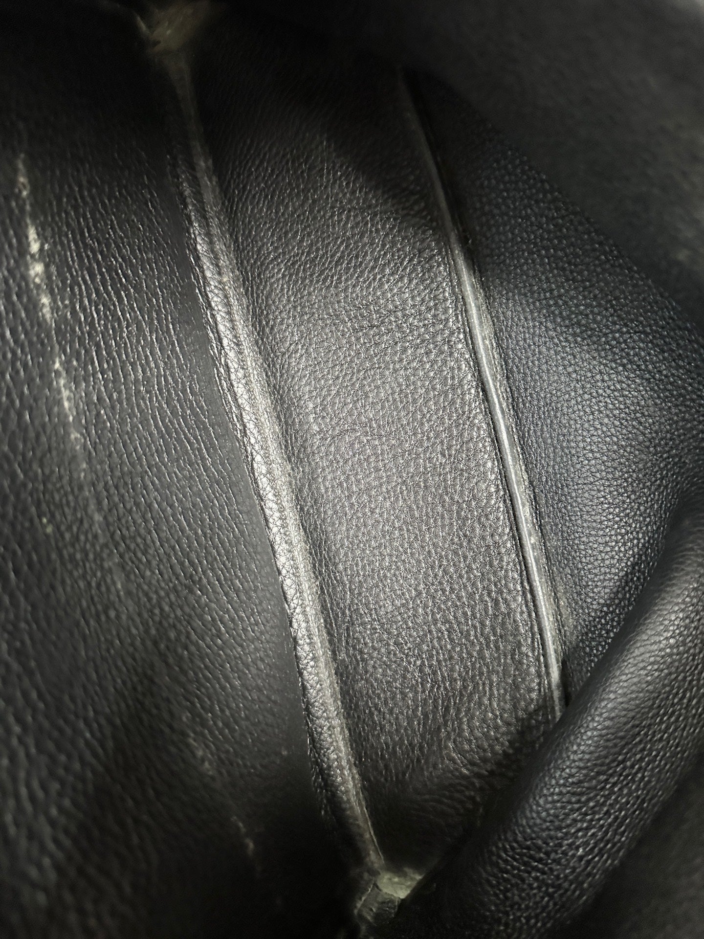 Prada - Double - Leather - Grey - (medium)