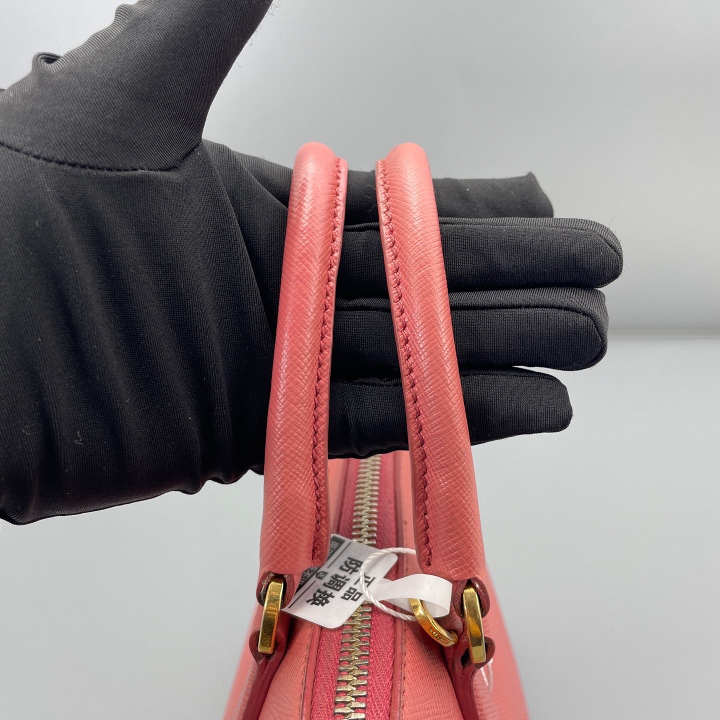 Prada - Galleria Dome Bag - Saffiano leather - Pink - (Small)