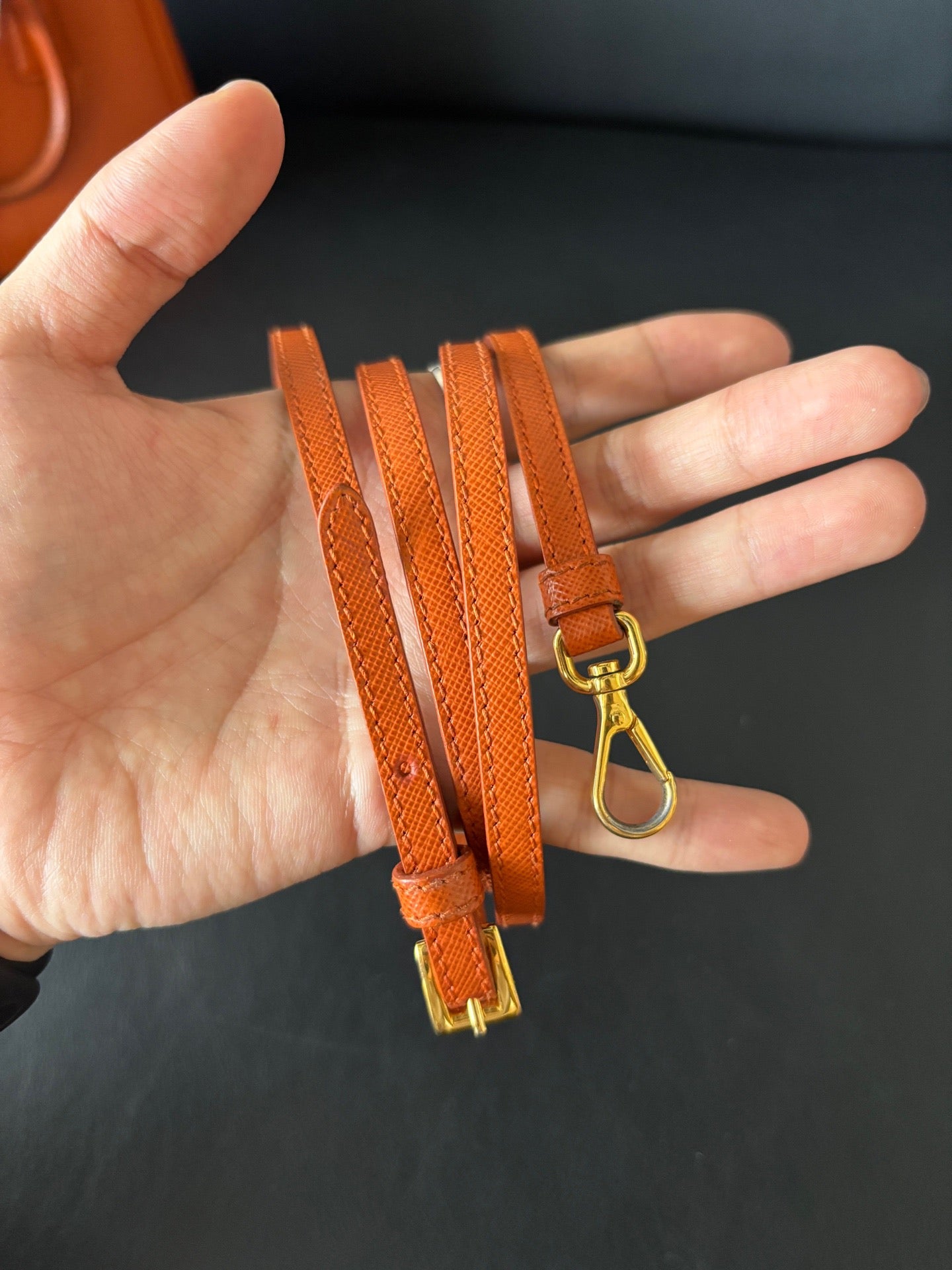 Prada - Galleria - Leather - Orange - (mini)