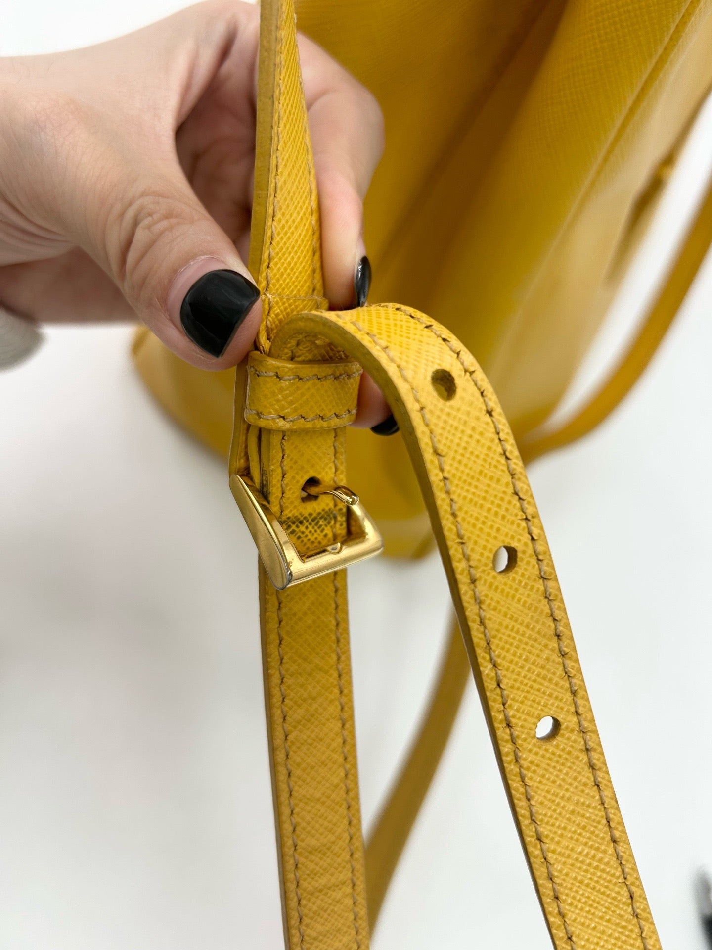 Prada - Galleria - Leather - Yellow - (Medium)