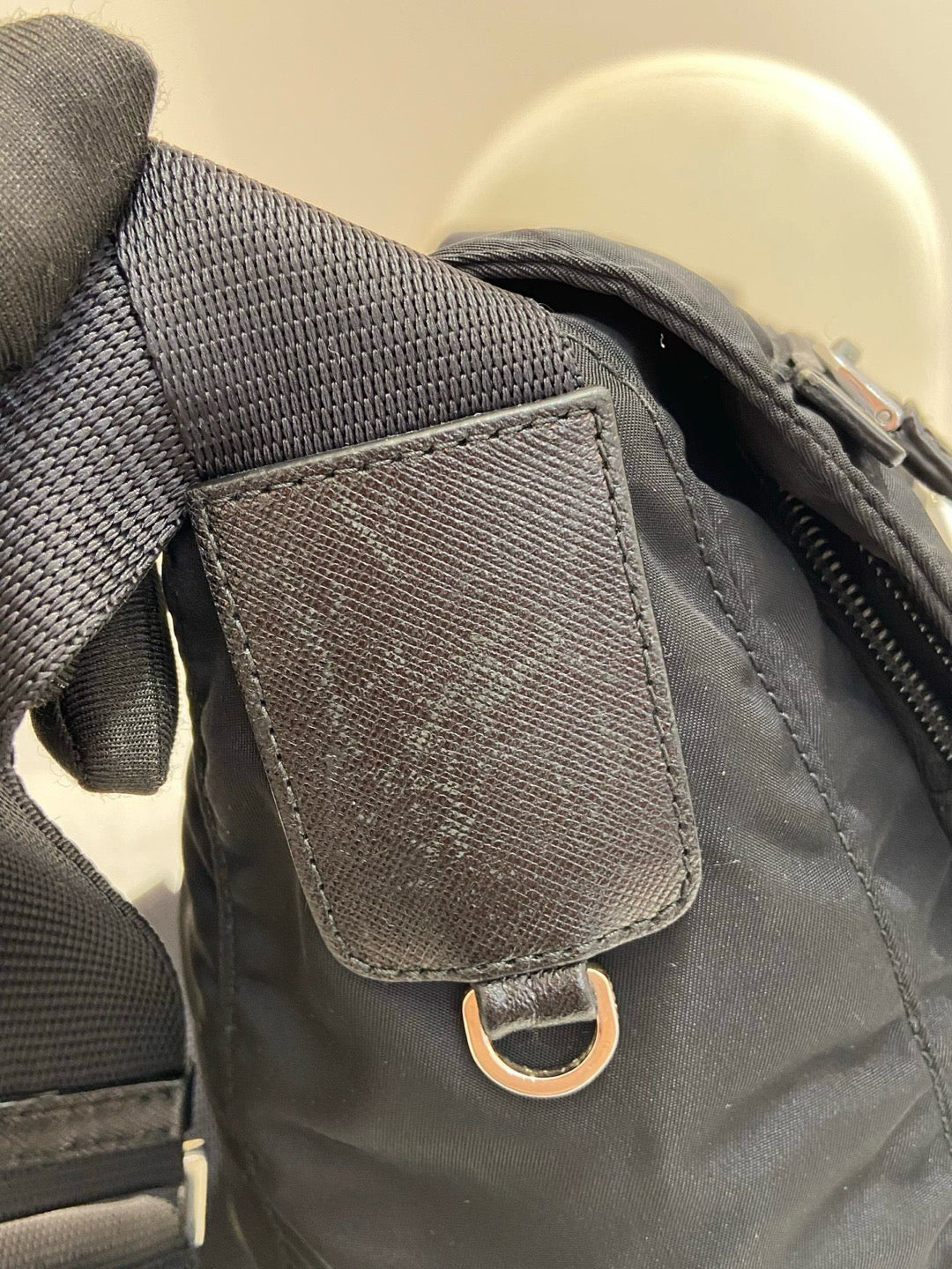 Prada - Messenger Bag - Polyester - Black - (small)