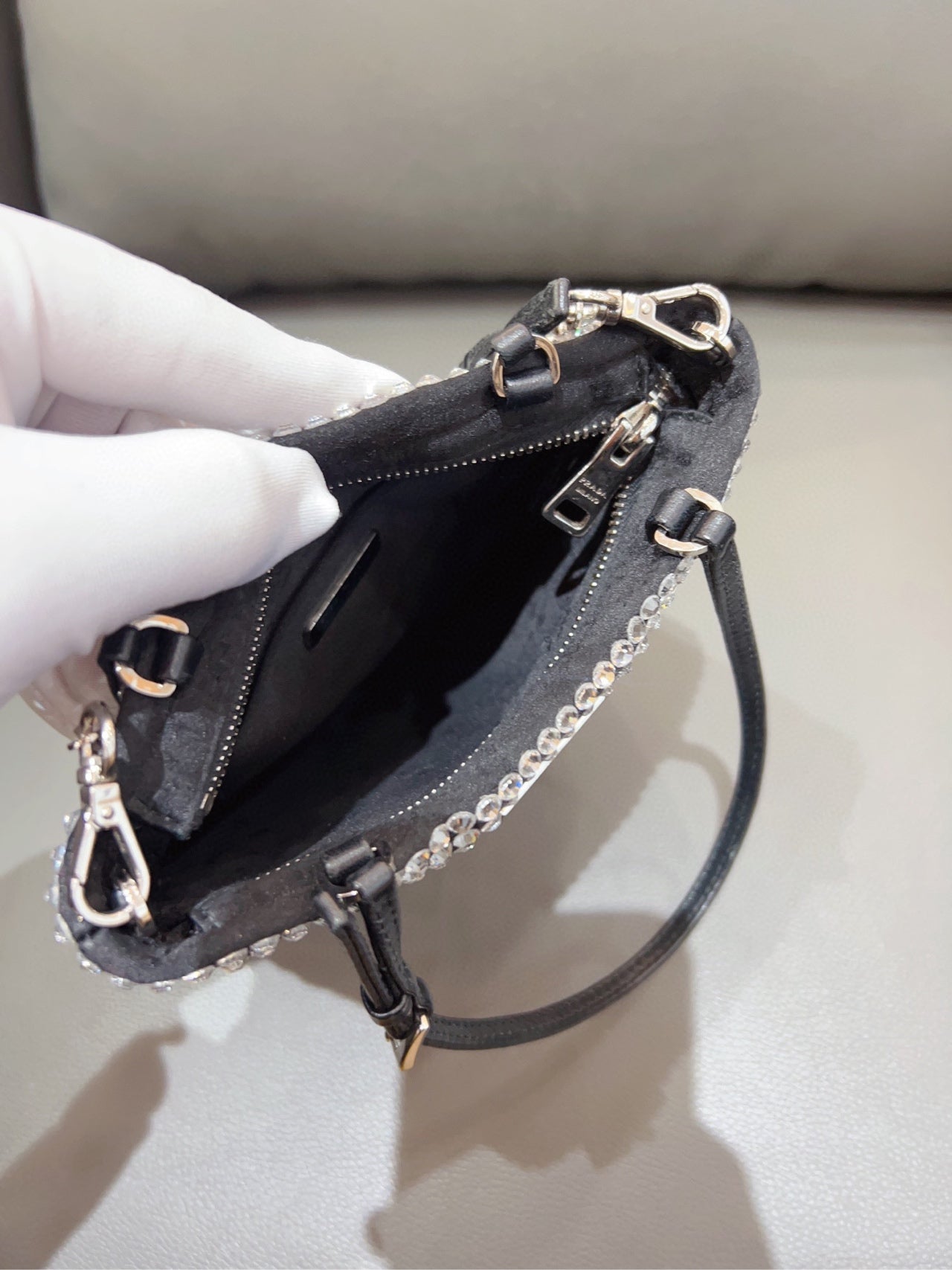 Prada - Other - Glitter - Black - (mini)