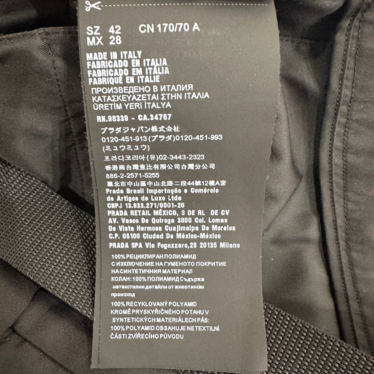 Prada - Other - Polyamide - Black - (42)