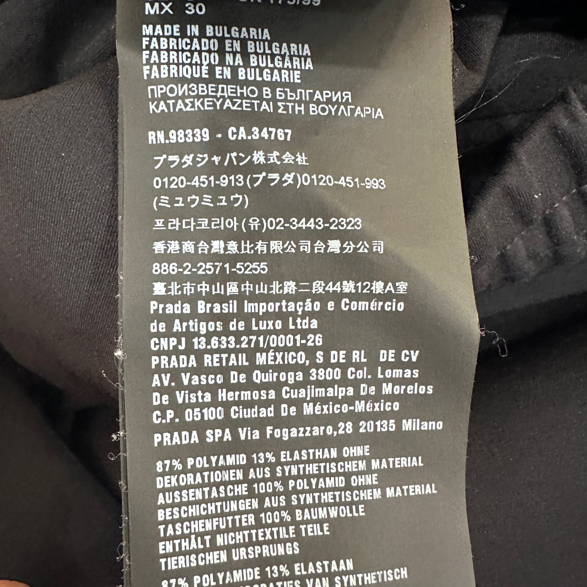 Prada - Other - Polyamide - Black - (S)