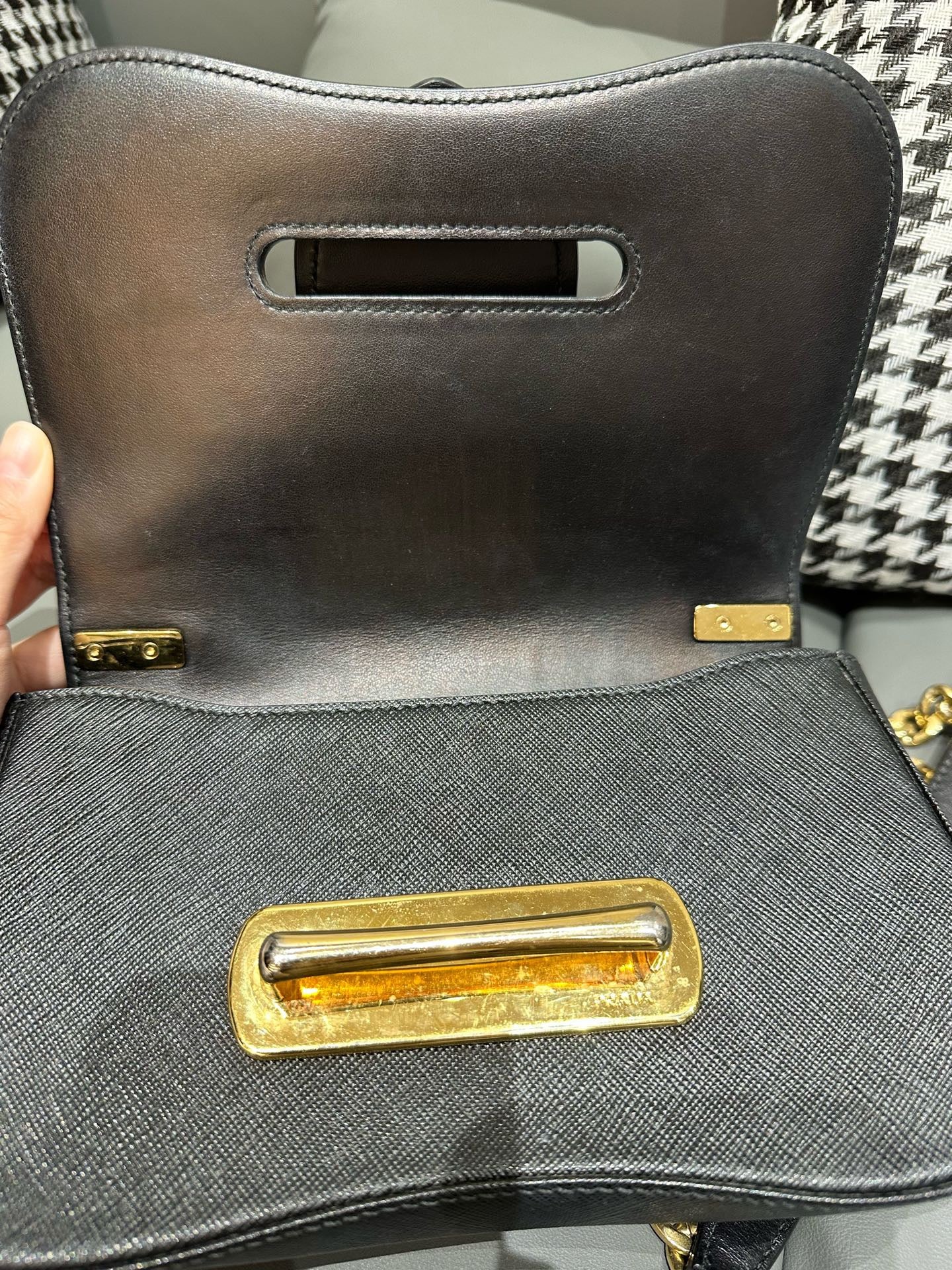 Prada - Sidonie - Saffiano leather - Black - (mini)