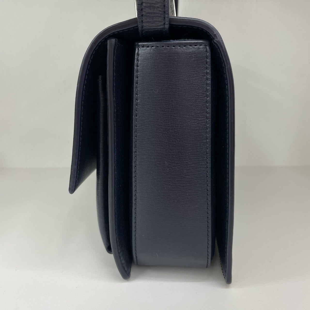 Saint Laurent - Bellechasse - Box calfskin leather - Navy - (Small)