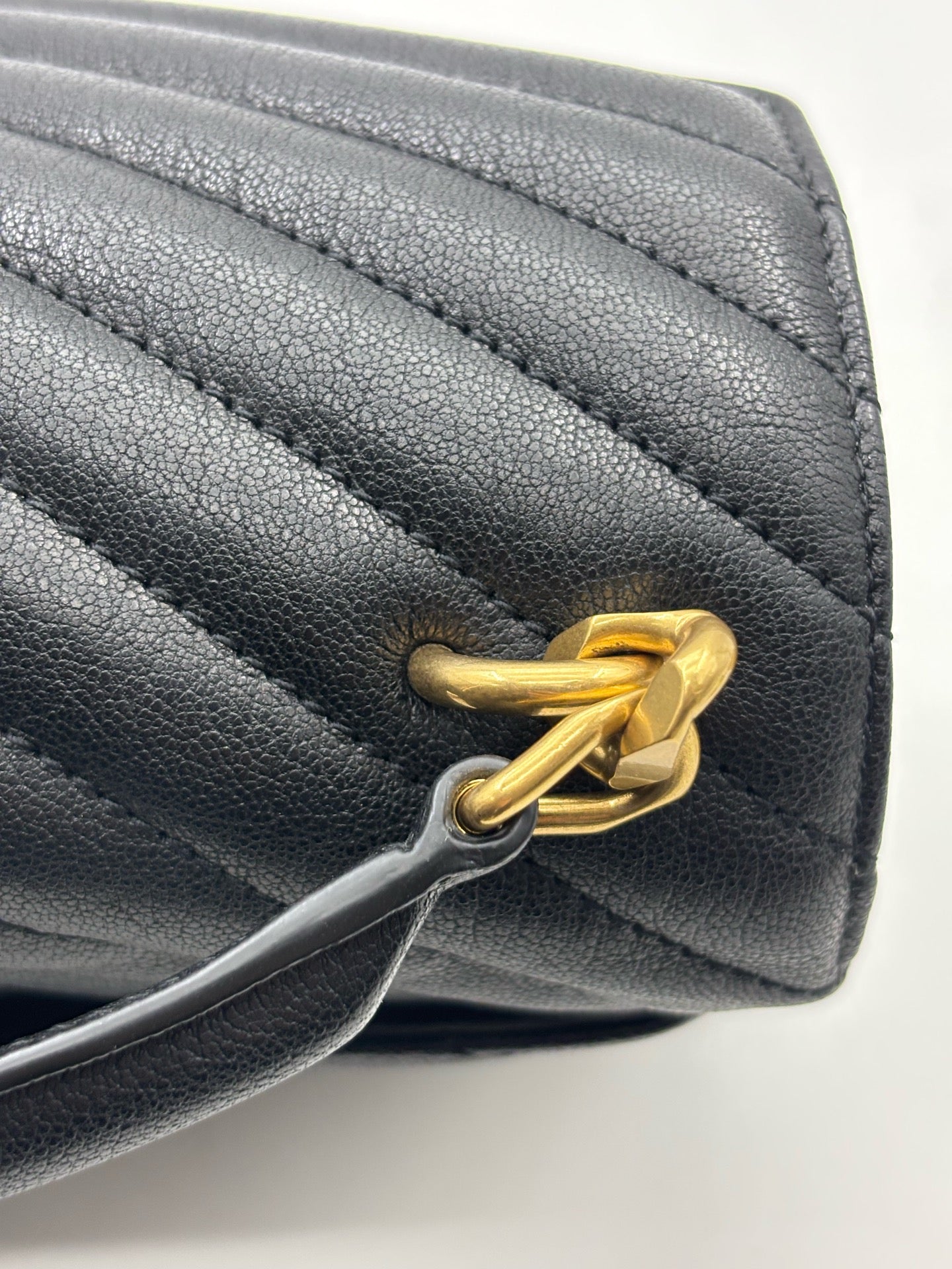 Saint Laurent - College - Leather - Black - (Medium)