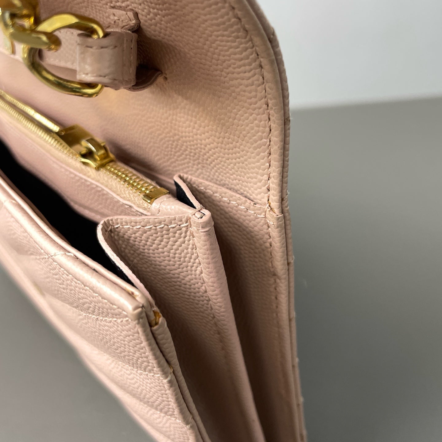 Saint Laurent - Envelope - Leather - Pink - (mini)