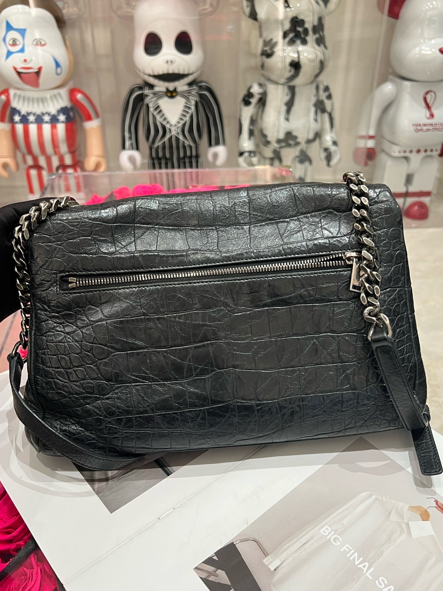 Saint Laurent - Flap Bag - Leather - Black - (medium)