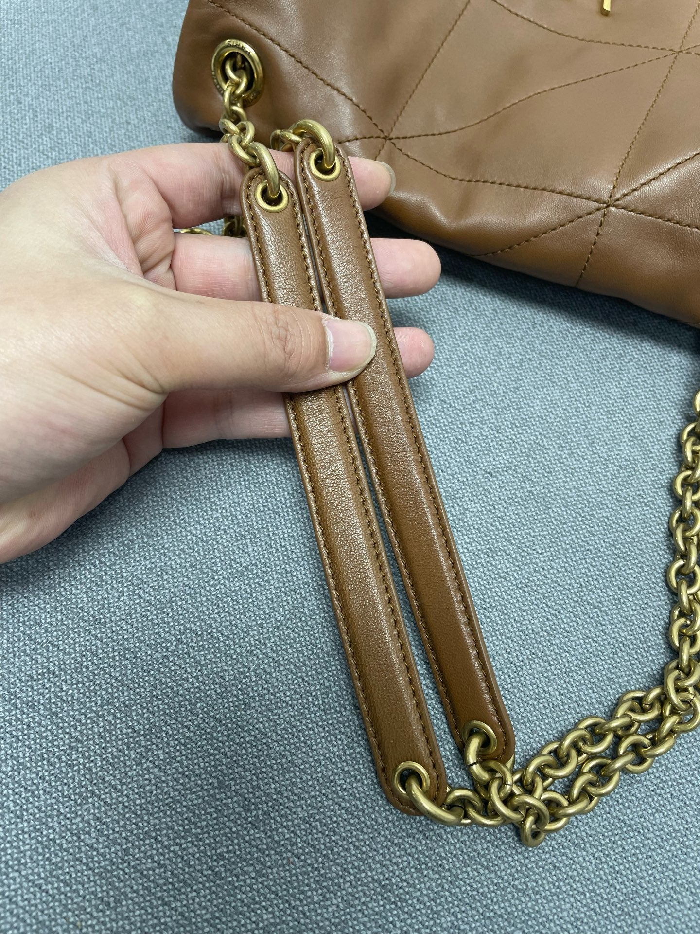 Saint Laurent - Jamie - Leather - Camel - (Small)